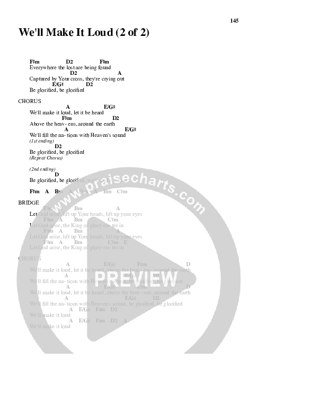 We'll Make It Loud Chords & Lyrics (Gateway Worship)