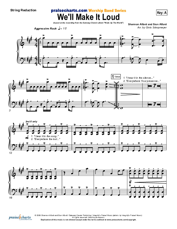 We'll Make It Loud Synth Strings (Gateway Worship)