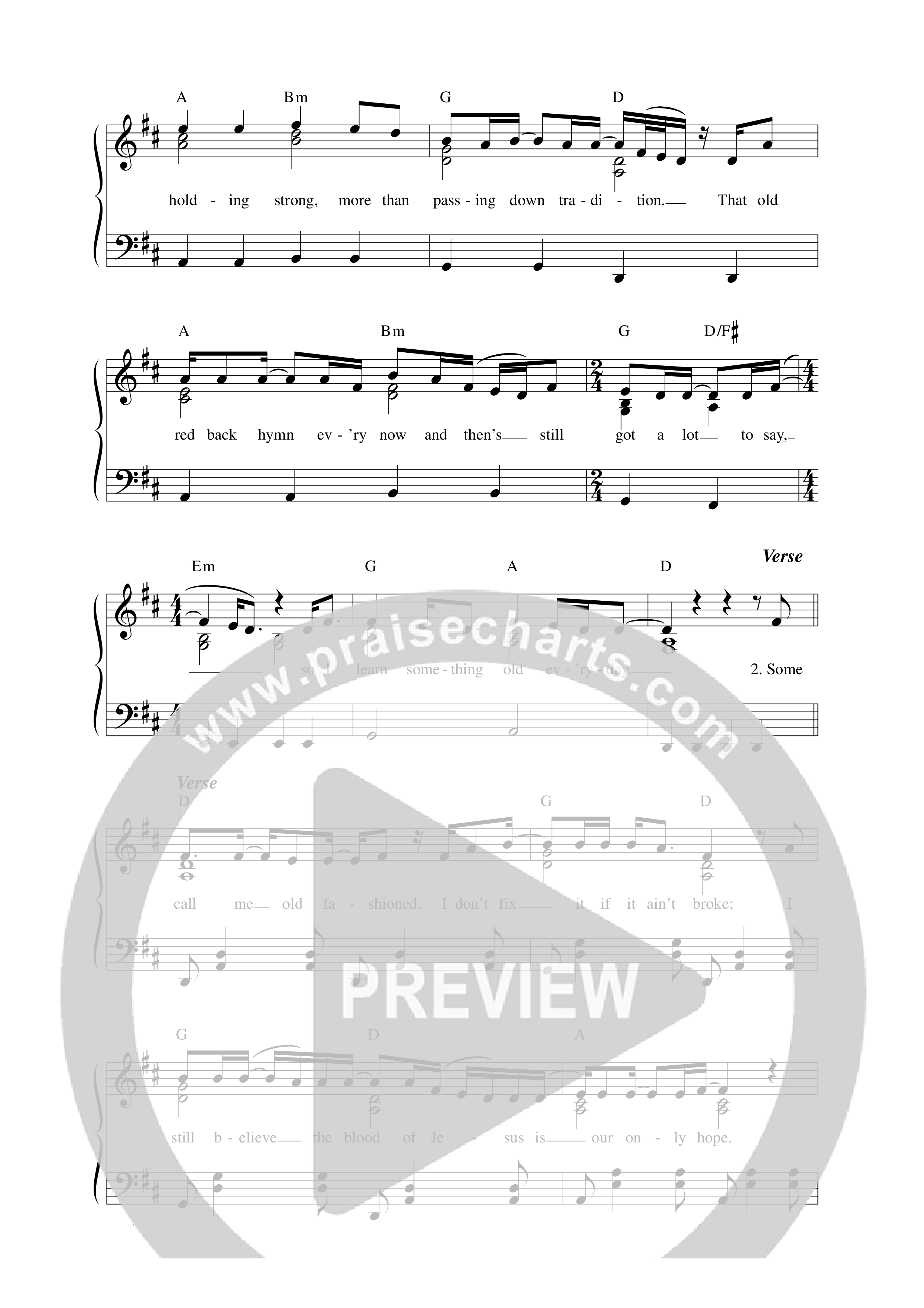 Learn Something Old Lead Sheet Melody (Warren Peay)