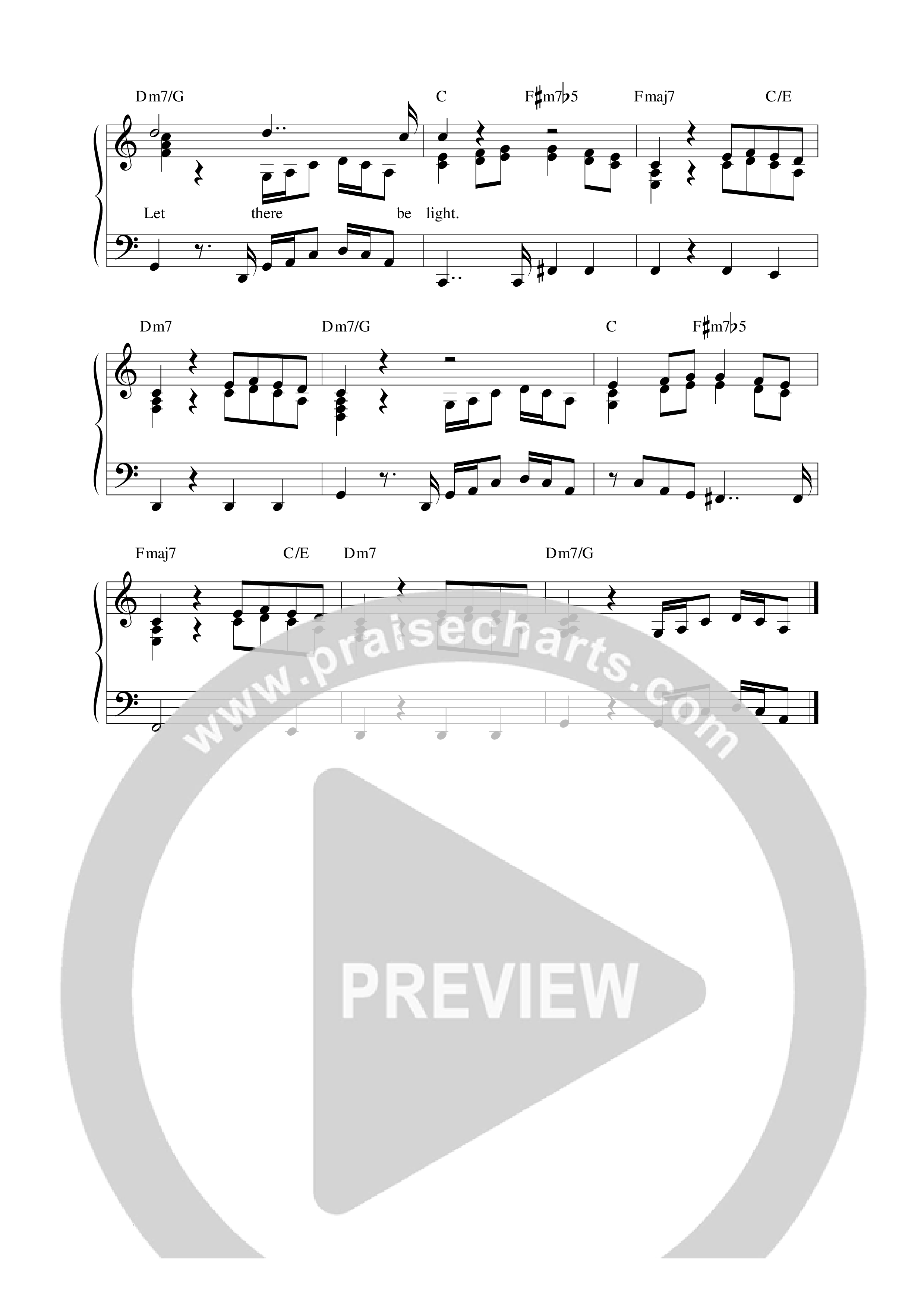 Shine Jesus Shine Lead Sheet Melody (CalledOut Music)