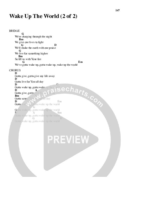 Wake Up The World Chords & Lyrics (Gateway Worship)