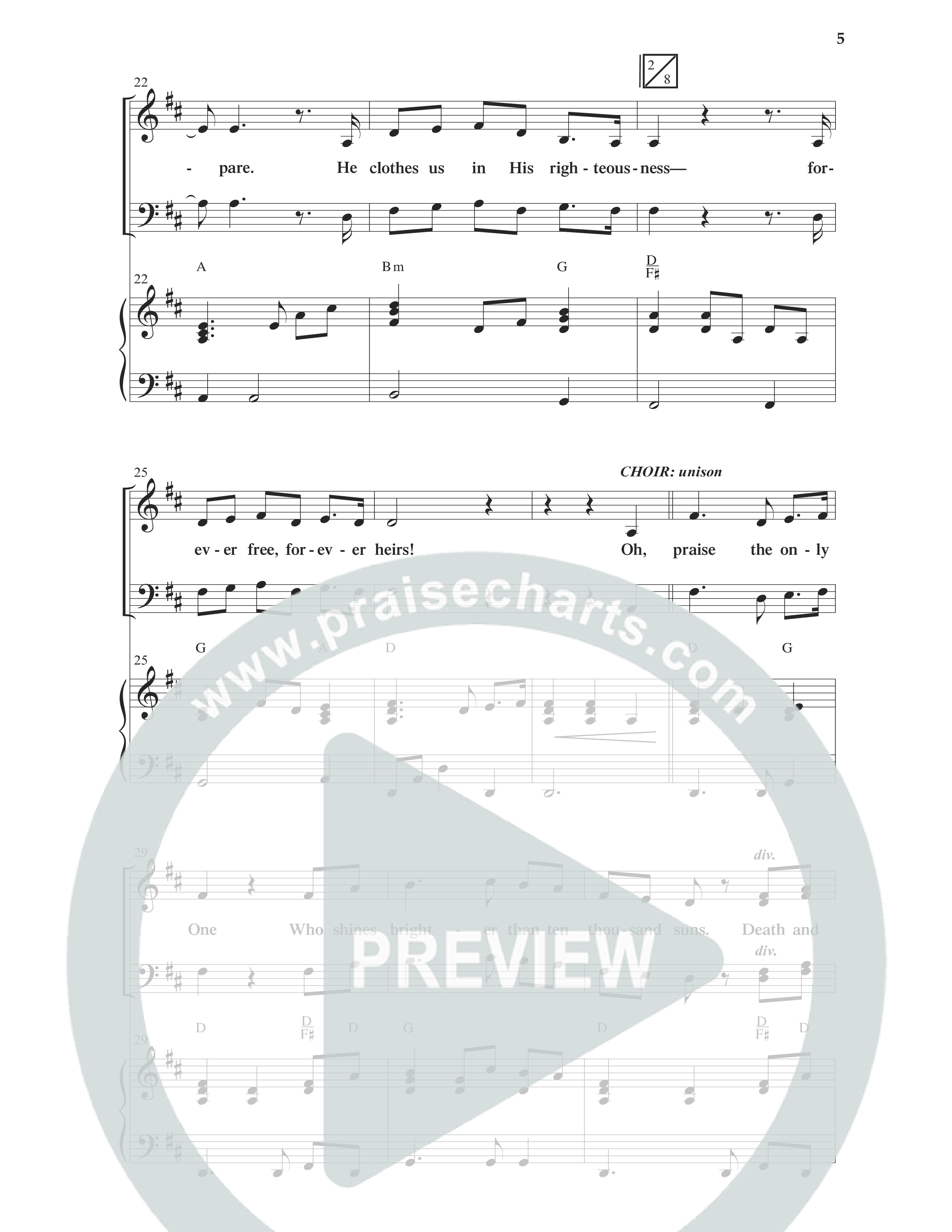 Oh Praise (The Only One) (Choral Anthem SATB) Anthem (SATB/Piano) (Word Music Choral / Arr. David Wise)