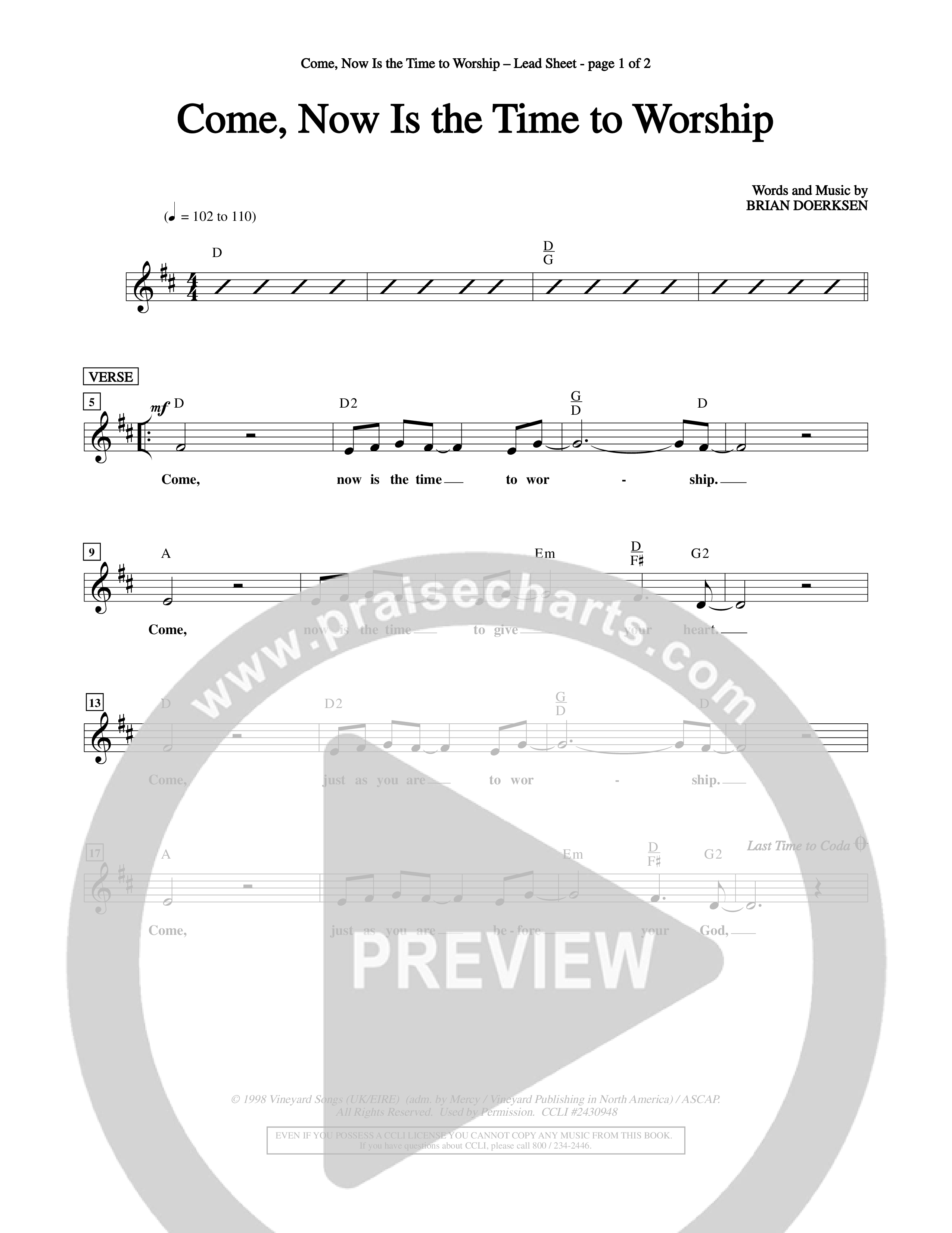 Come Now Is The Time To Worship (Choral Anthem SATB) Rhythm Pack (Word Music Choral / Orch. Tom Payne)