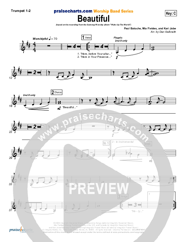 Beautiful Brass Pack (Gateway Worship)