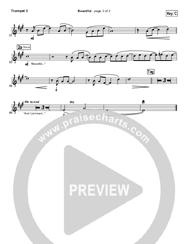 Beautiful Trumpet 3 (Gateway Worship)