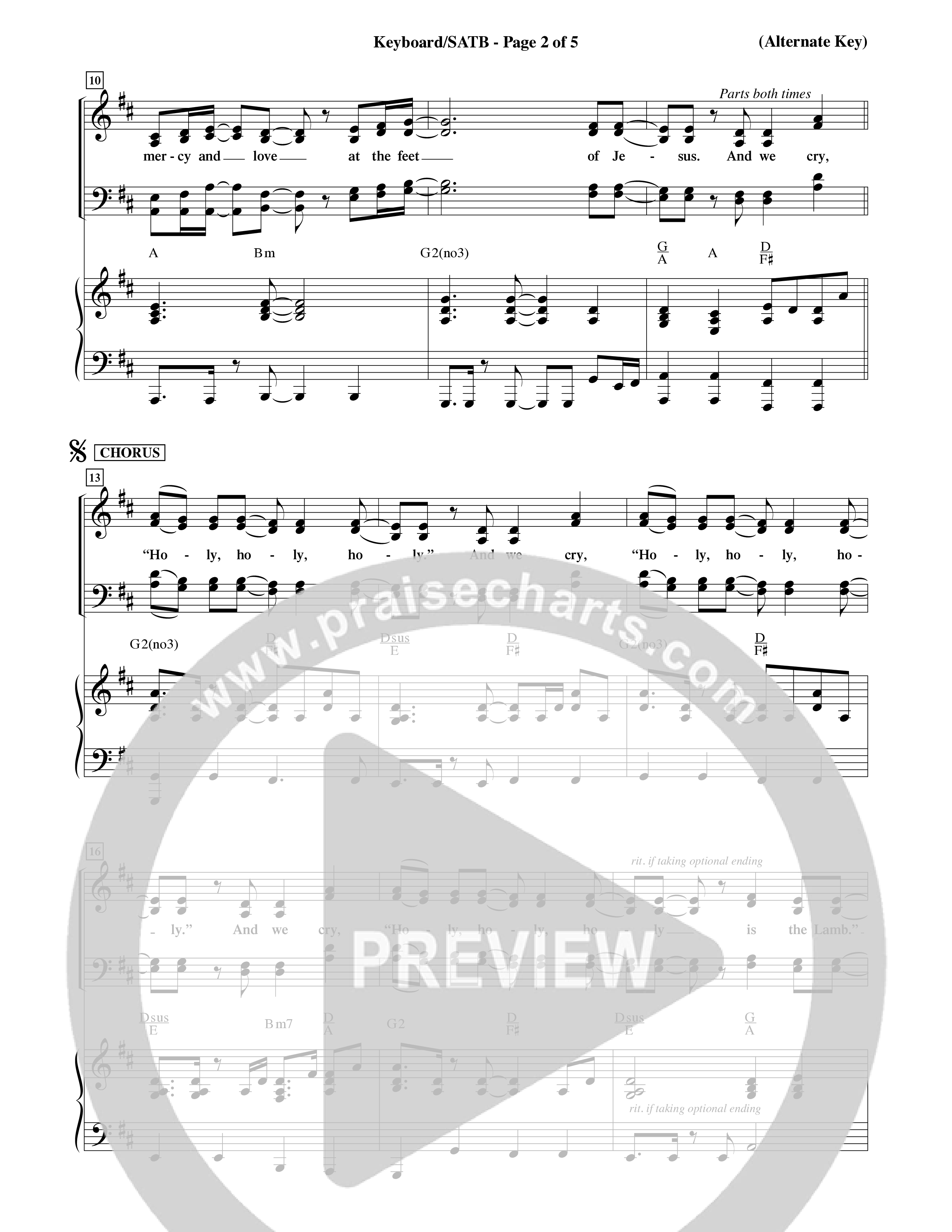 We Fall Down (Choral Anthem SATB) Keyboard/Vocal (SATB) (Word Music Choral / Orch. Keith Wilbanks / Orch. Keith Christopher)