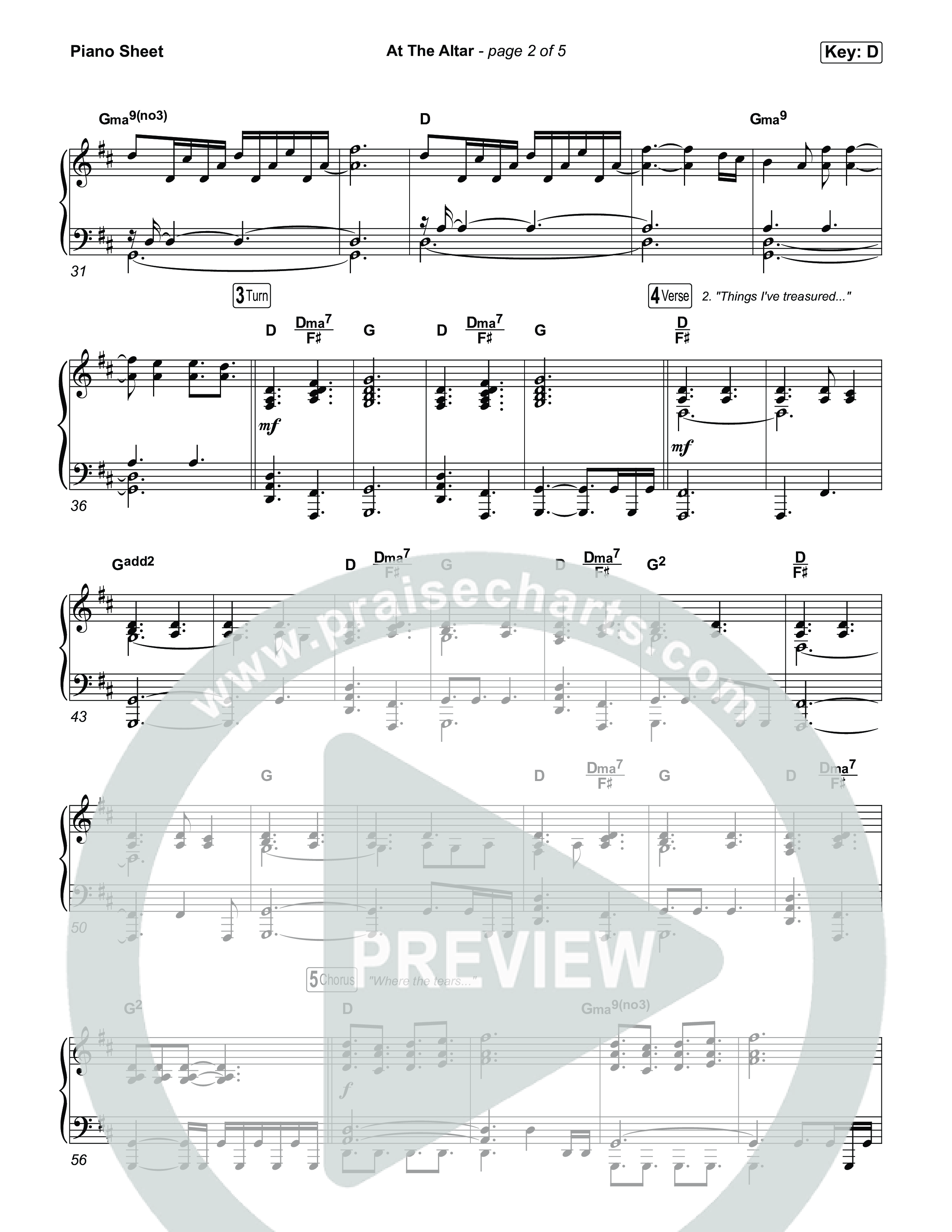 At The Altar (Song Session) Piano Sheet (Lizzie Morgan / Essential Worship)