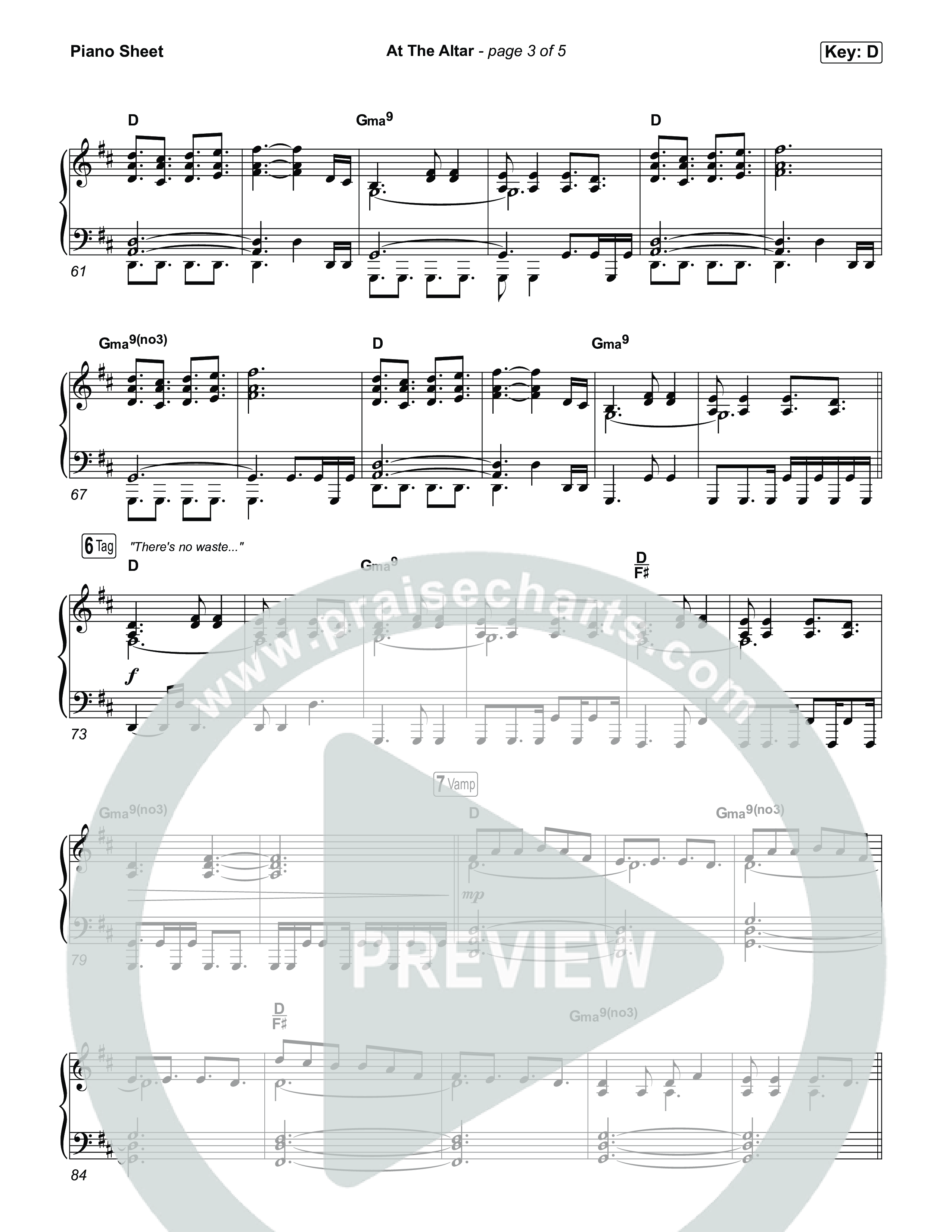 At The Altar (Song Session) Piano Sheet (Lizzie Morgan / Essential Worship)