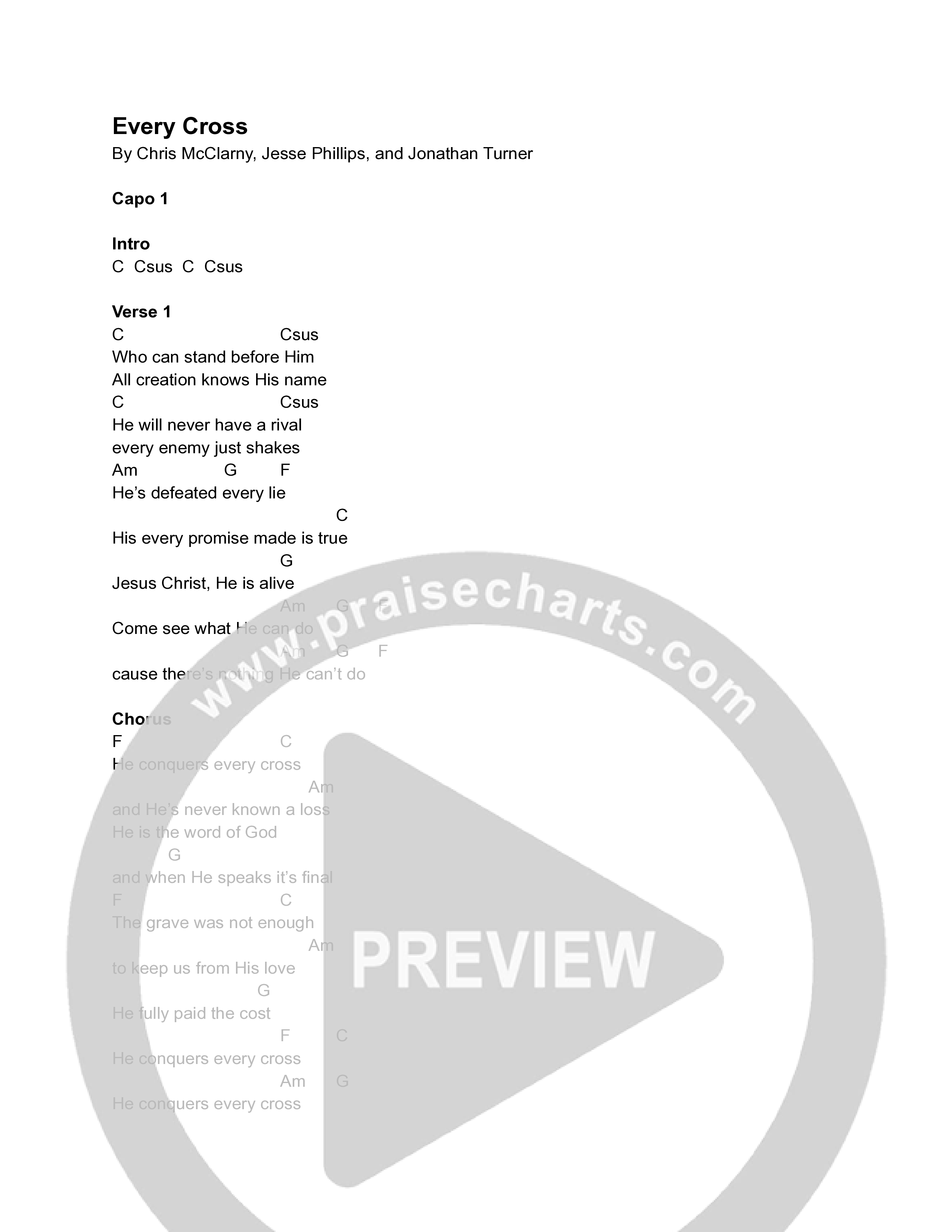 Every Cross Chord Chart (Jonathan Turner)