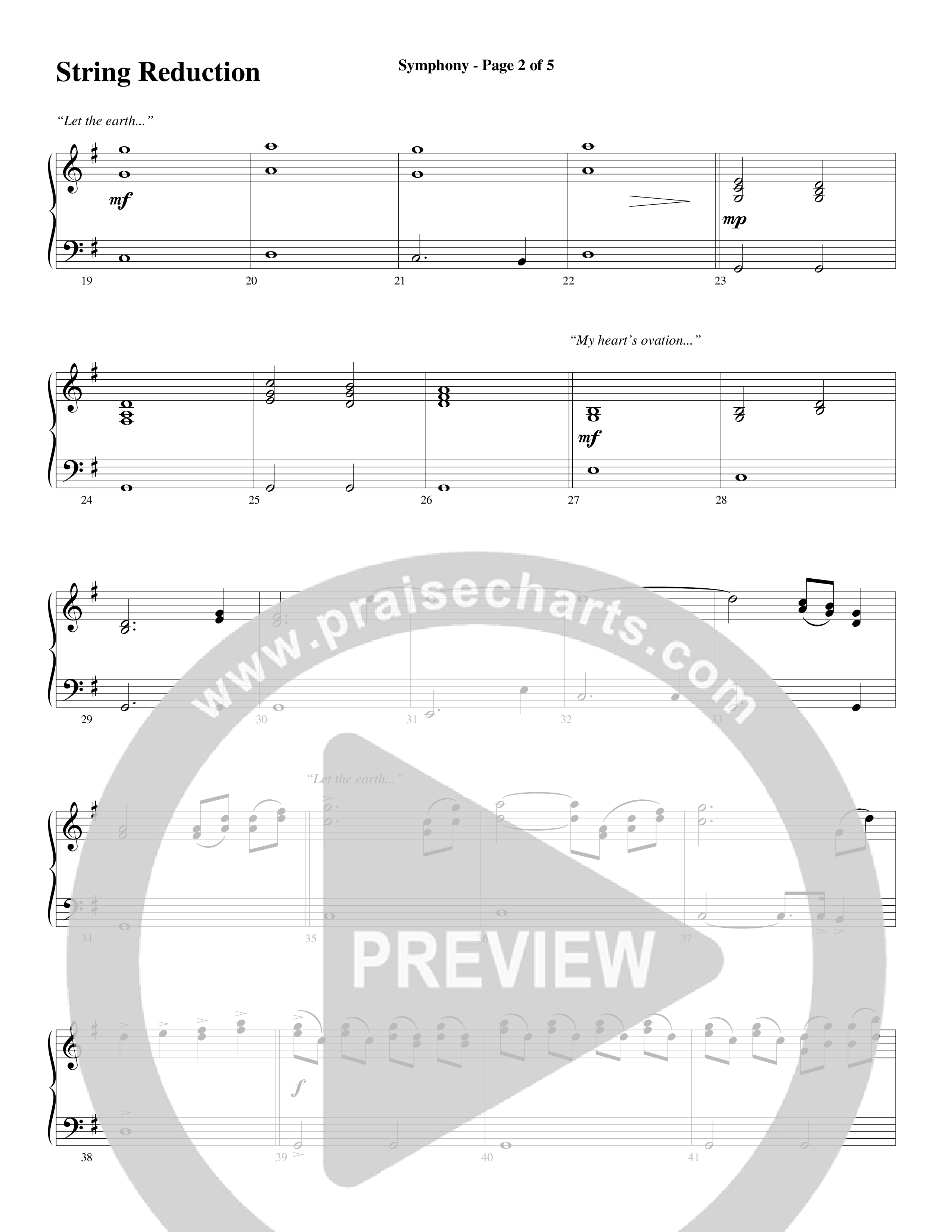 Symphony (Choral Anthem SATB) String Reduction (Word Music Choral / Arr. Gary Rhodes)