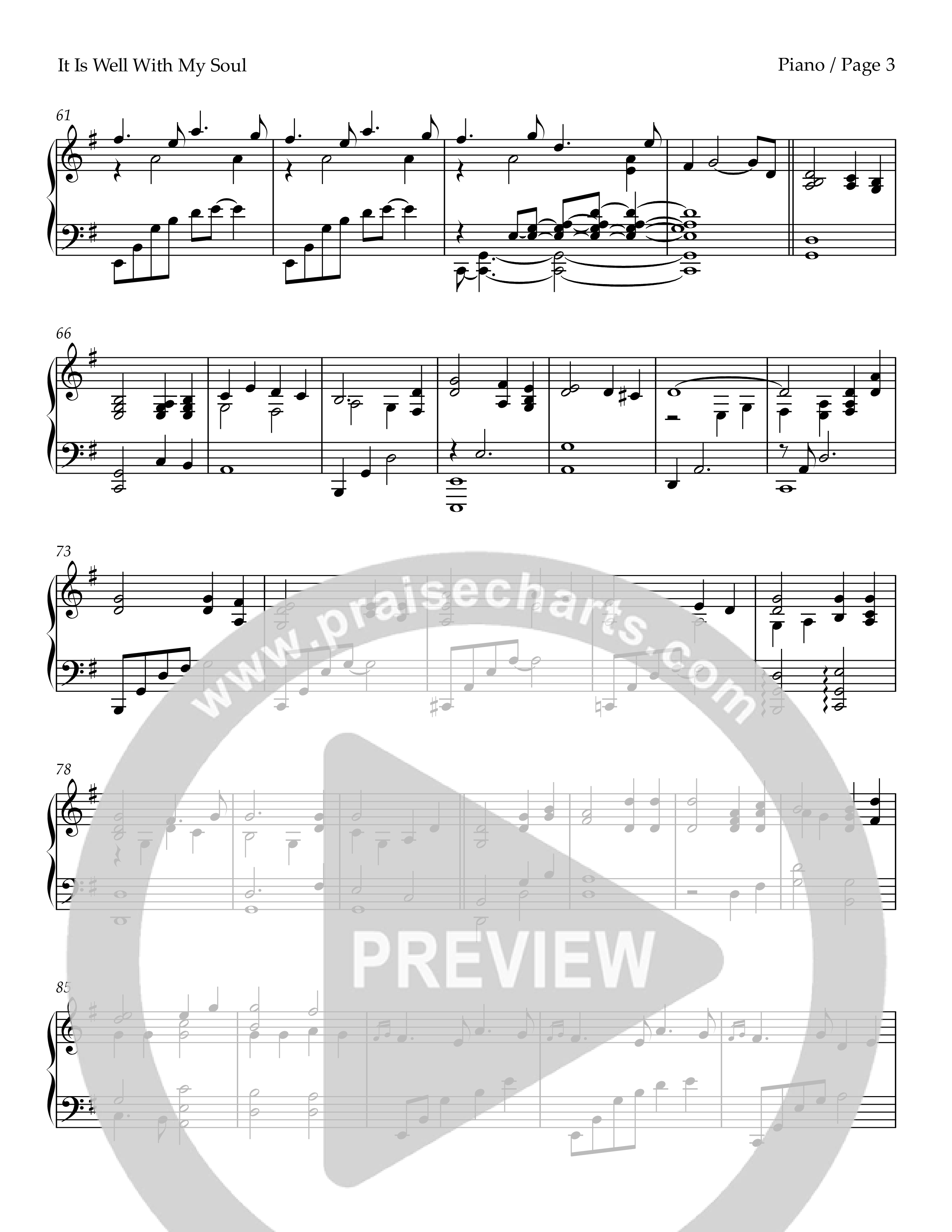 It Is Well With My Soul (Piano) Piano Sheet (Keith & Kristyn Getty)