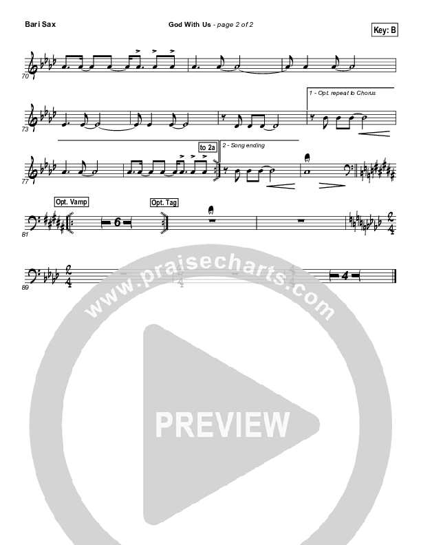 God With Us Bari Sax (MercyMe)