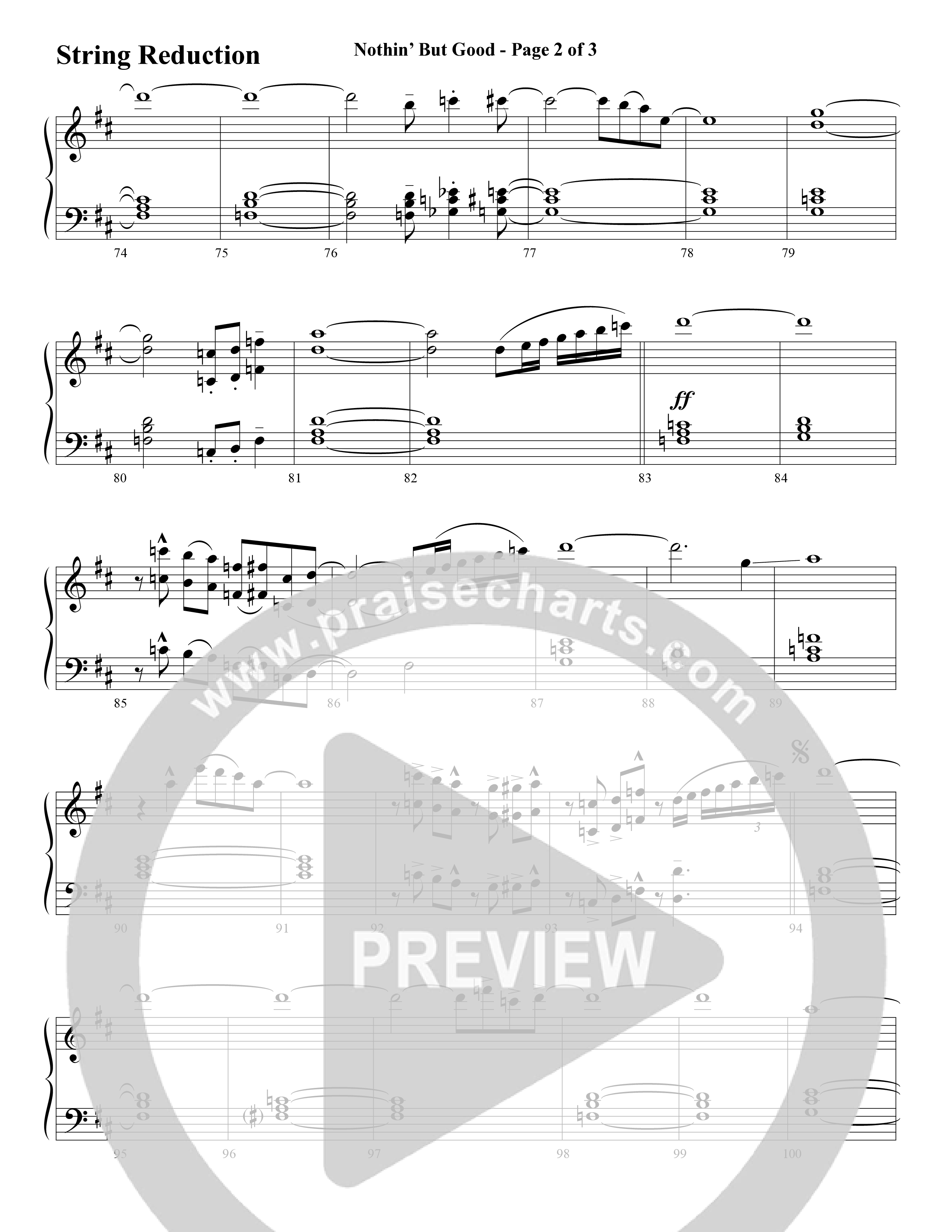 Nothin’ But Good (Choral Anthem SATB) String Reduction (Word Music Choral / Arr. Russell Mauldin)