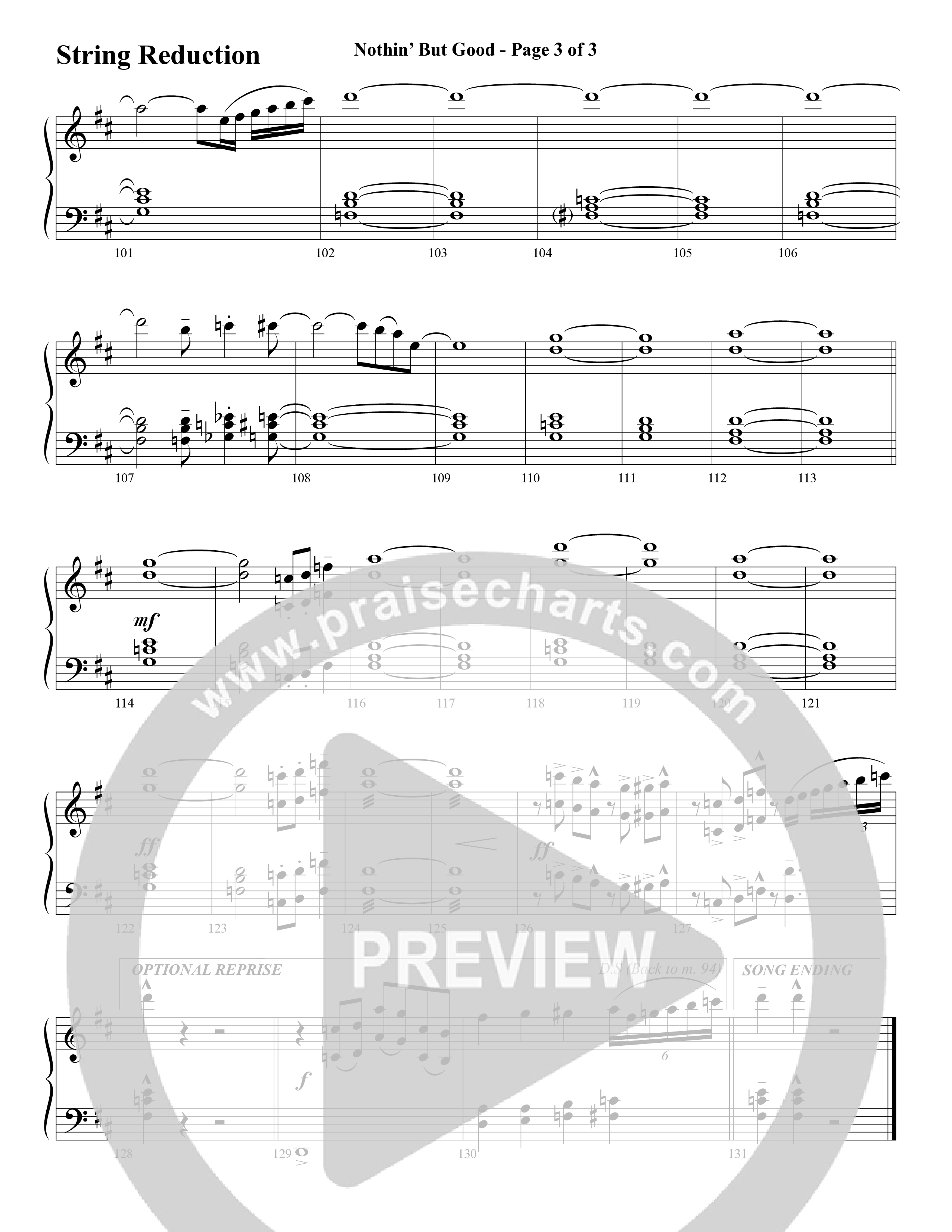 Nothin’ But Good (Choral Anthem SATB) String Reduction (Word Music Choral / Arr. Russell Mauldin)