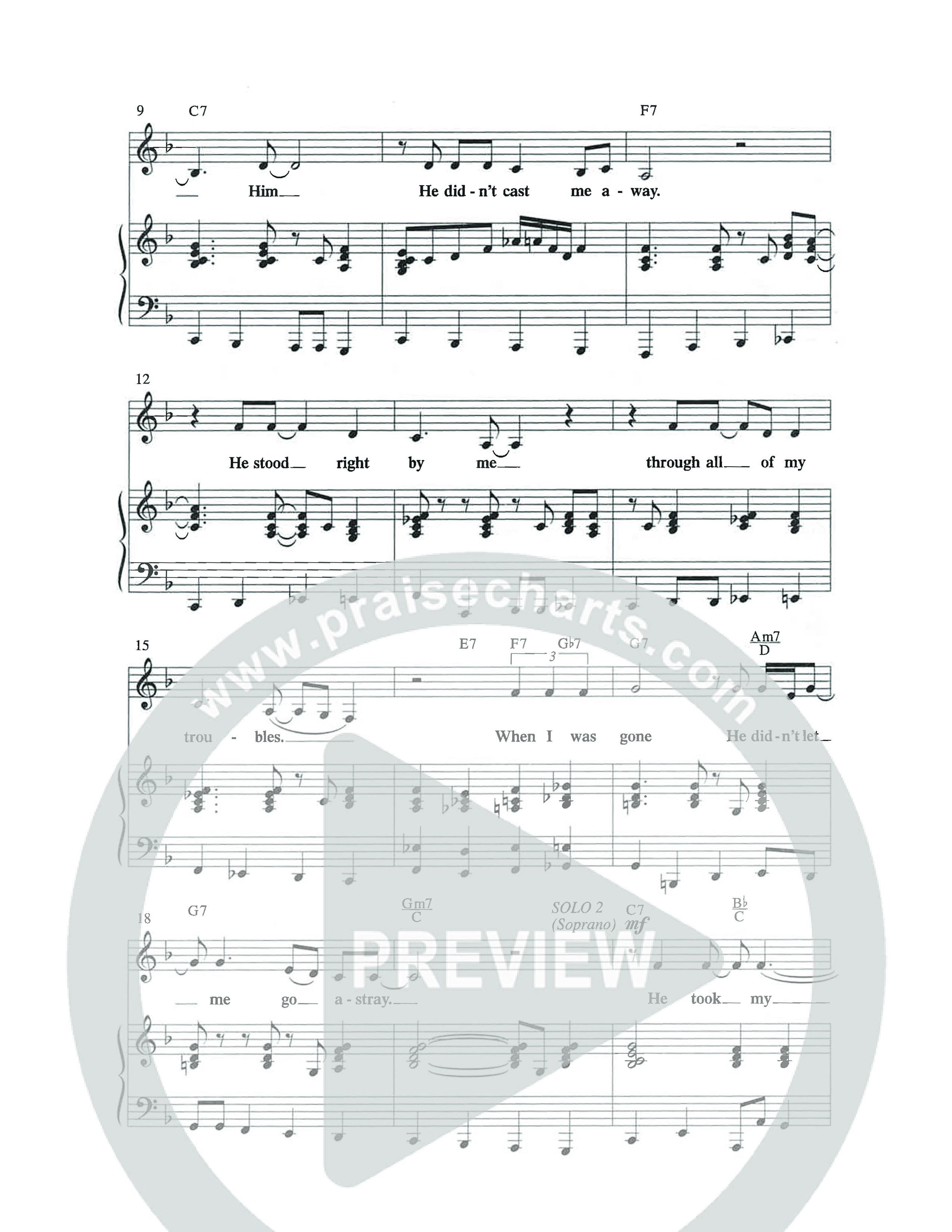 It Was A Great Thing (Choral Anthem SATB) Anthem (SATB/Piano) (The Brooklyn Tabernacle Choir / Arr. Carol Cymbala)