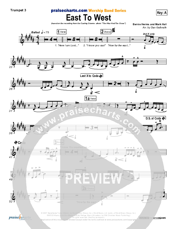 East To West Trumpet 3 (Casting Crowns)