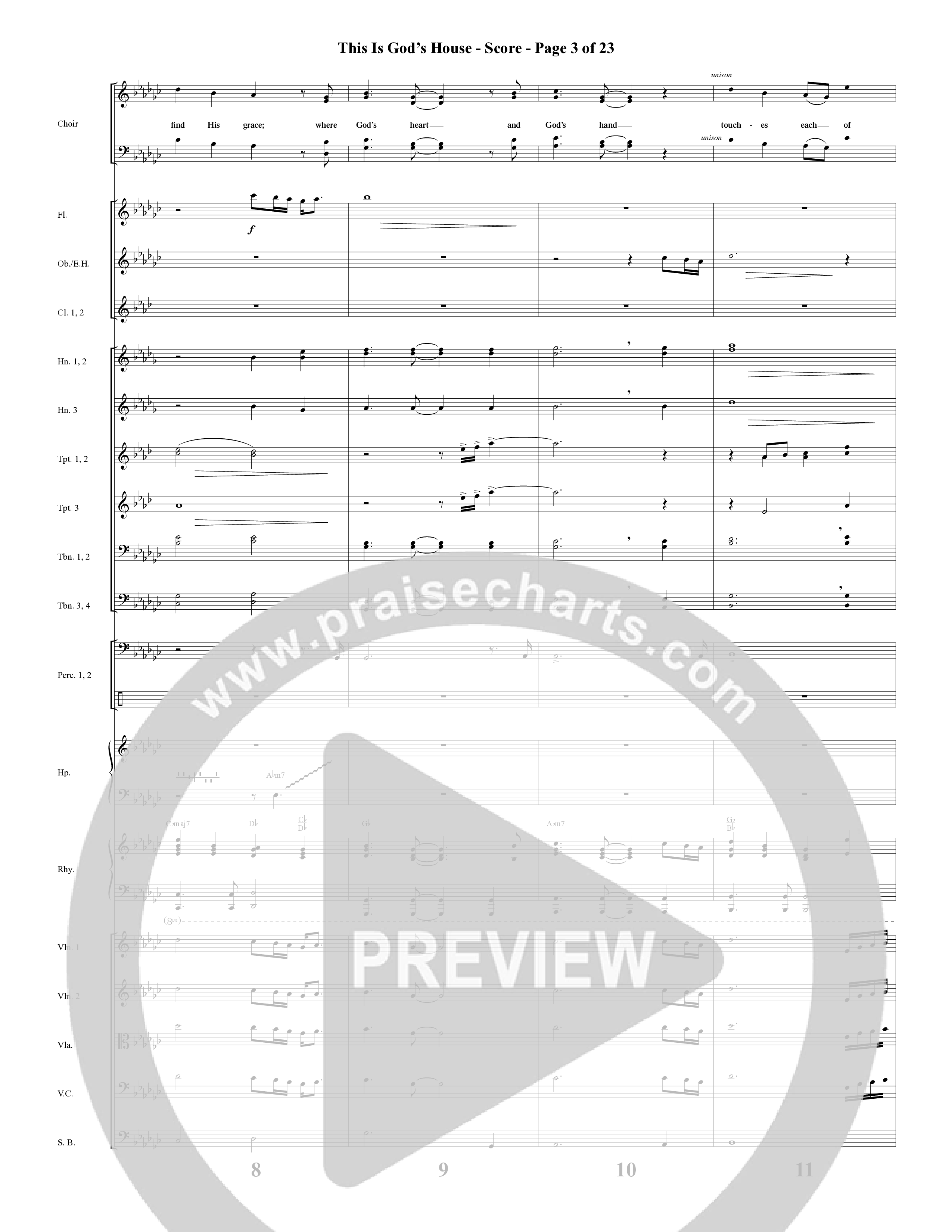 This Is God’s House (Choral Anthem SATB) Orchestration (Word Music Choral / Arr. Lari Goss / Regi Stone)
