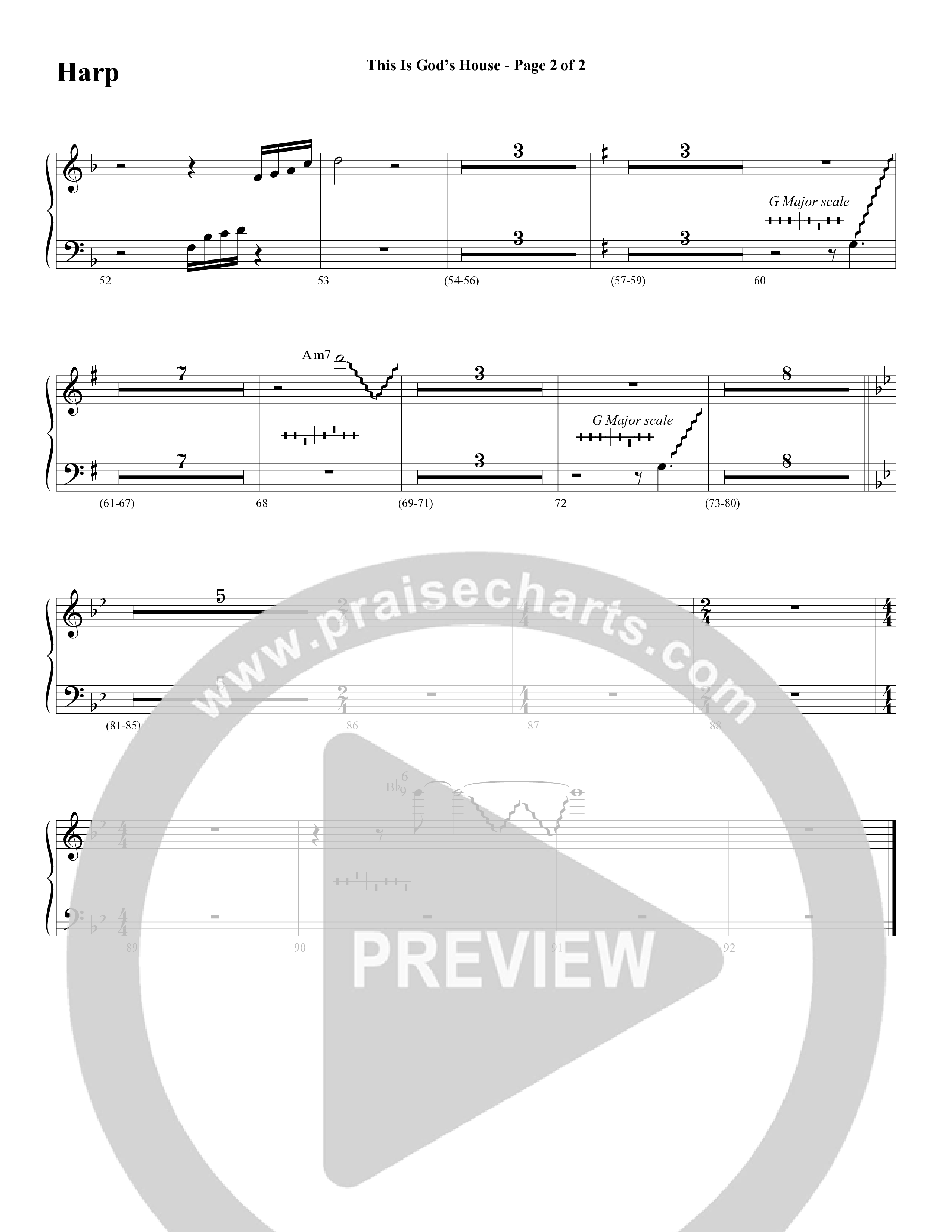 This Is God’s House (Choral Anthem SATB) Harp (Word Music Choral / Arr. Lari Goss / Regi Stone)