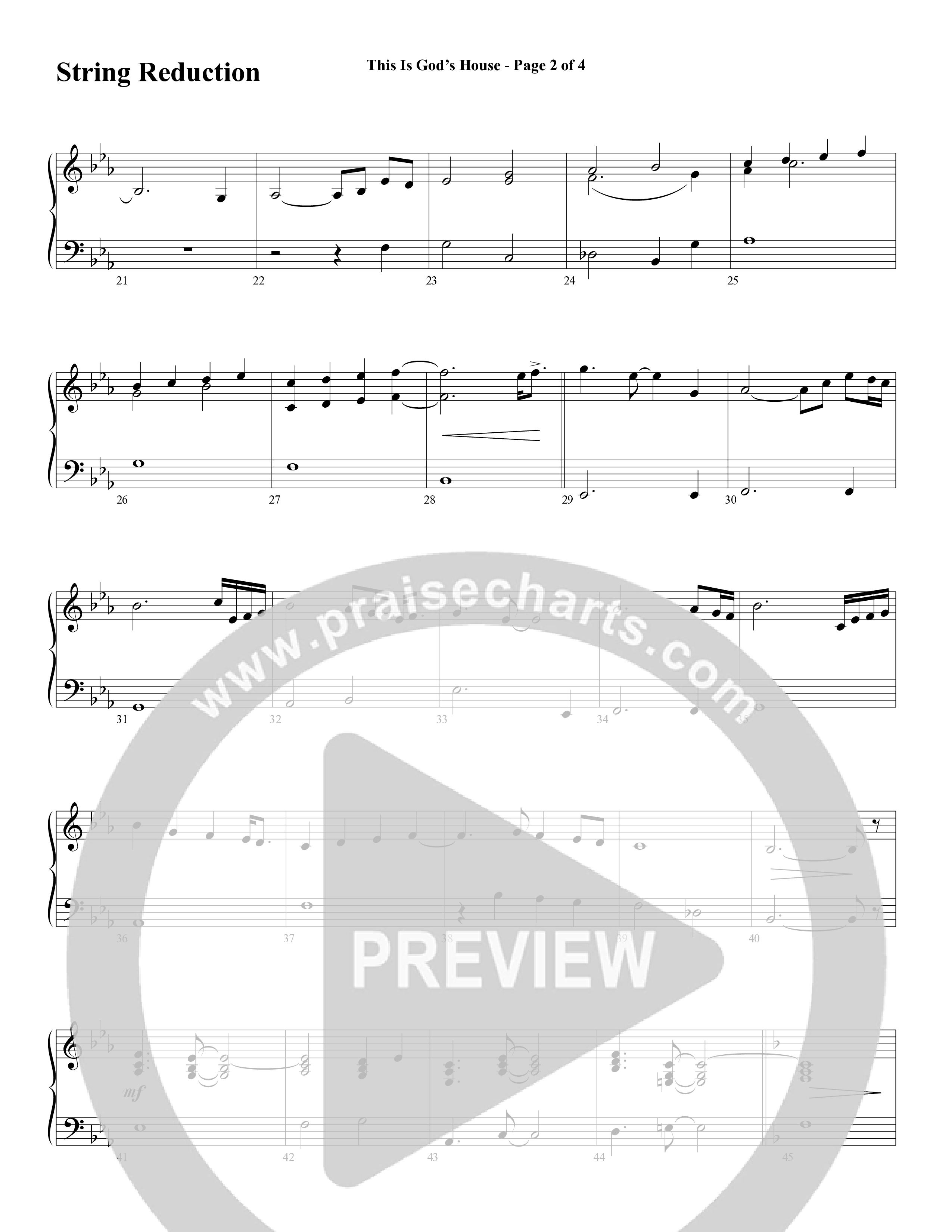 This Is God’s House (Choral Anthem SATB) String Reduction (Word Music Choral / Arr. Lari Goss / Regi Stone)