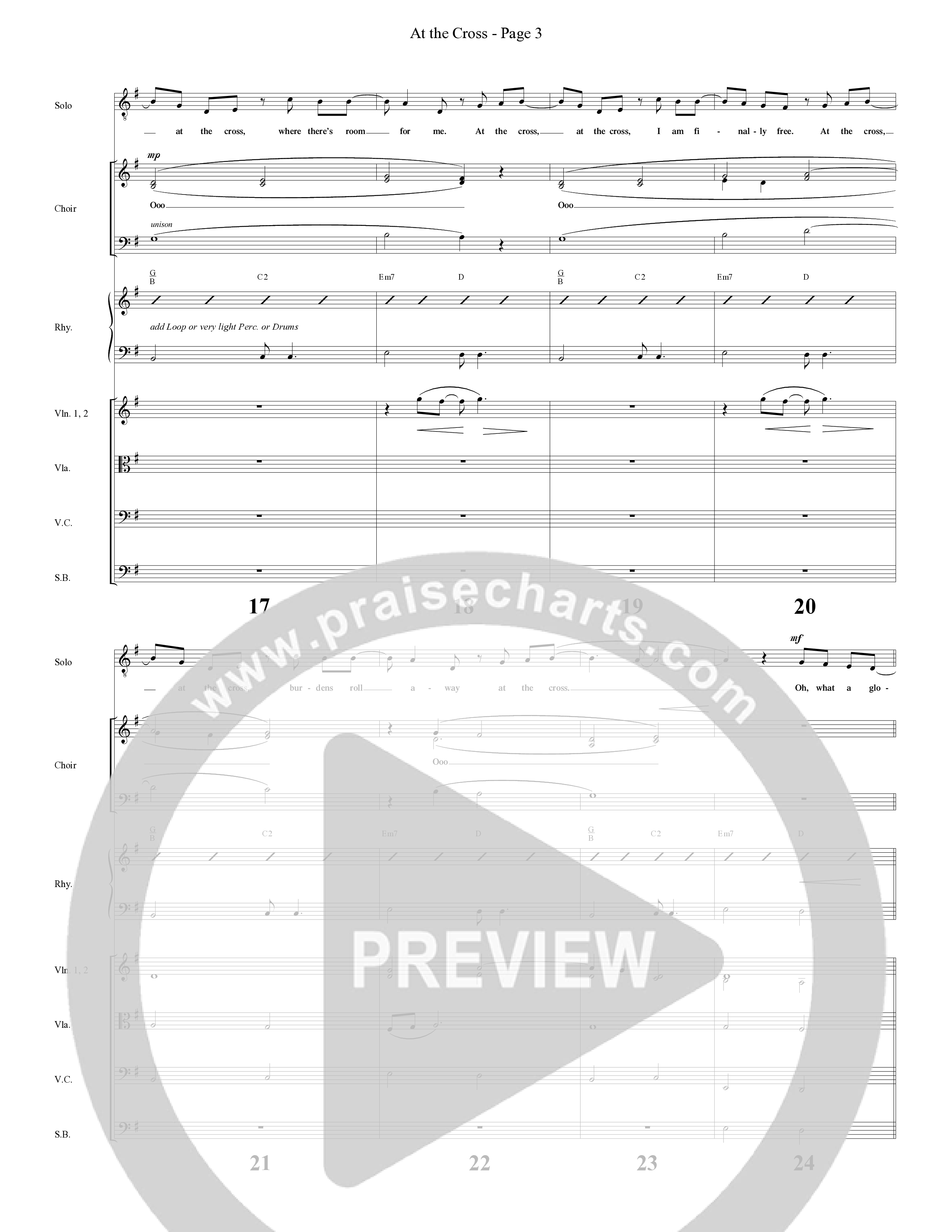 At the Cross (Choral Anthem SATB) Conductor's Score (Word Music Choral)
