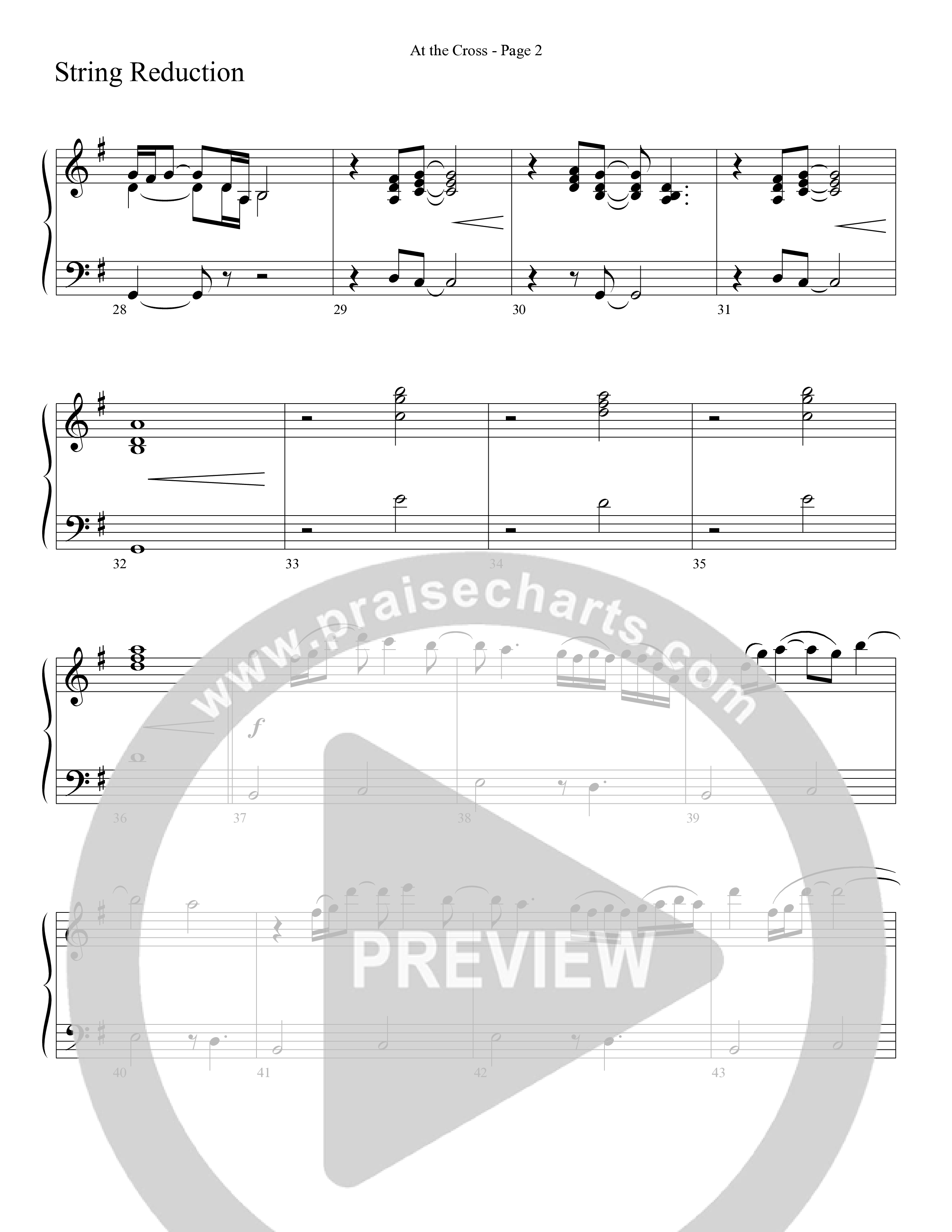 At the Cross (Choral Anthem SATB) String Reduction (Word Music Choral)