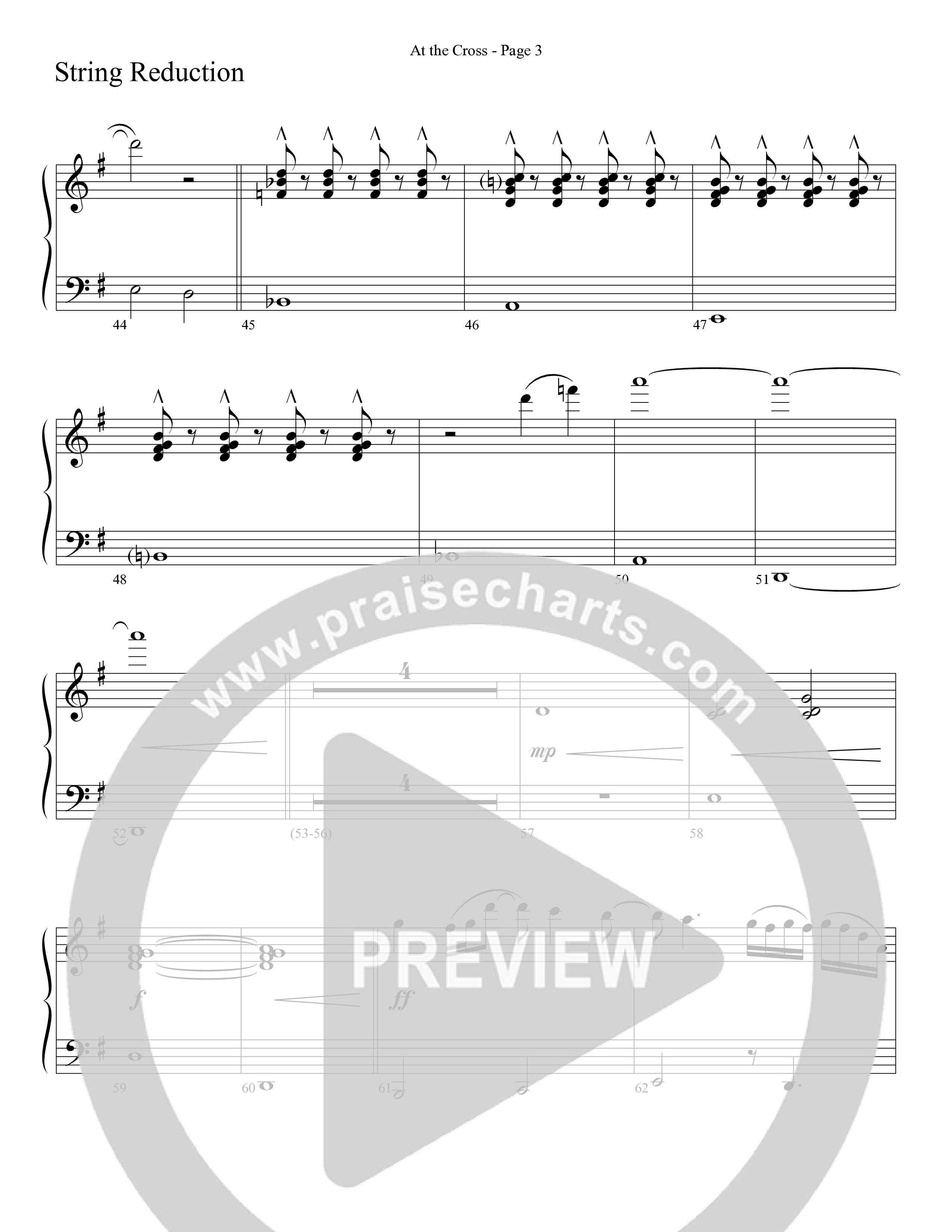 At the Cross (Choral Anthem SATB) String Reduction (Word Music Choral)