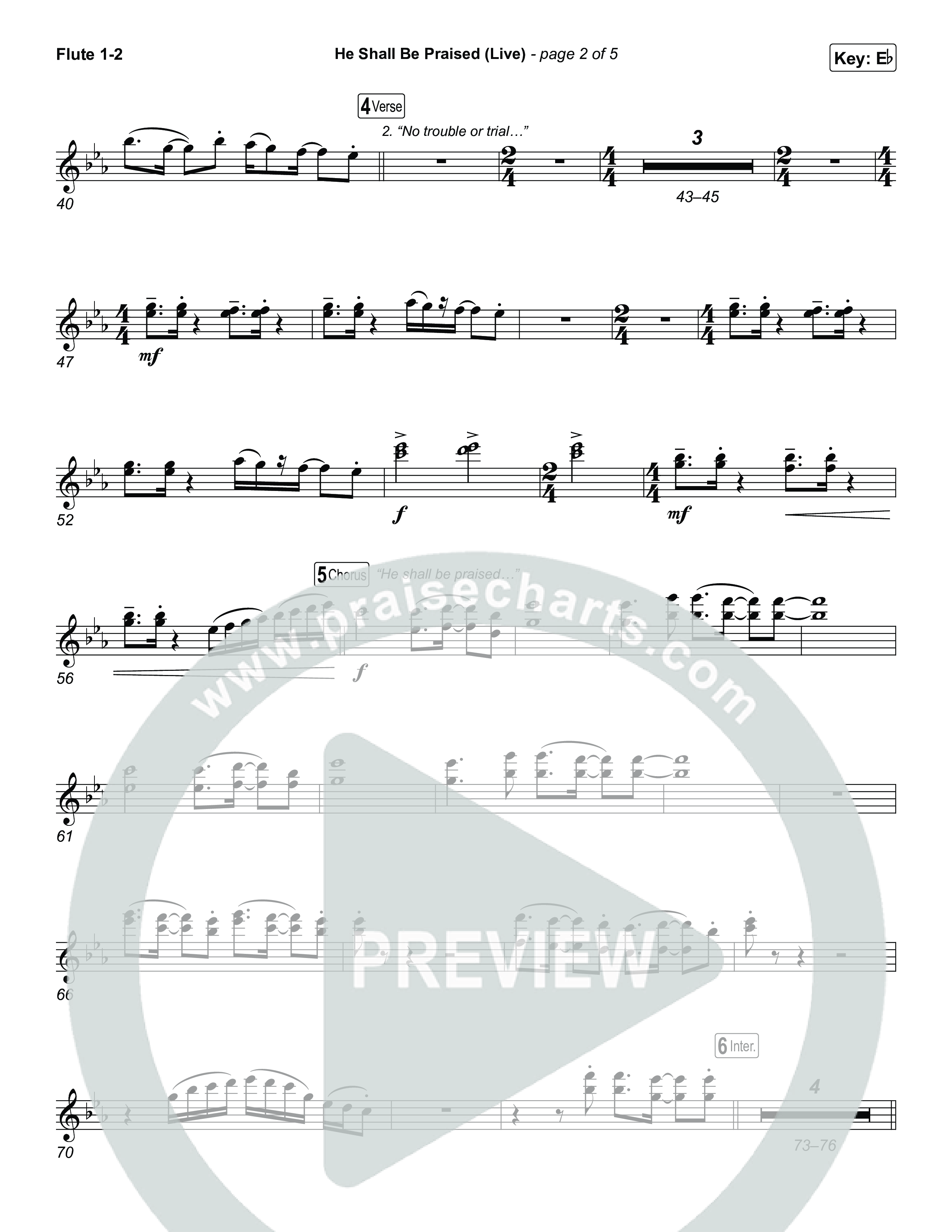He Shall Be Praised (Live) Wind Pack (The Belonging Co / David Dennis)