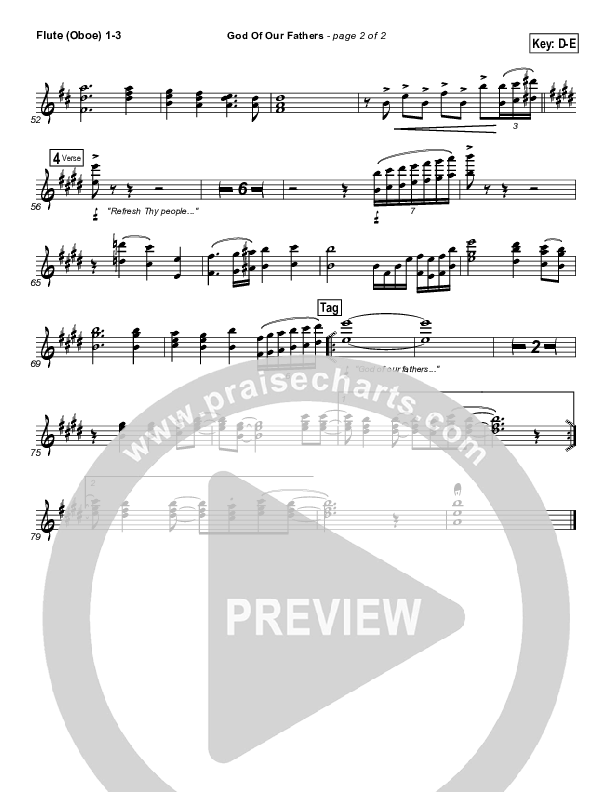 God Of Our Fathers Wind Pack (PraiseCharts Band / Arr. Daniel Galbraith)