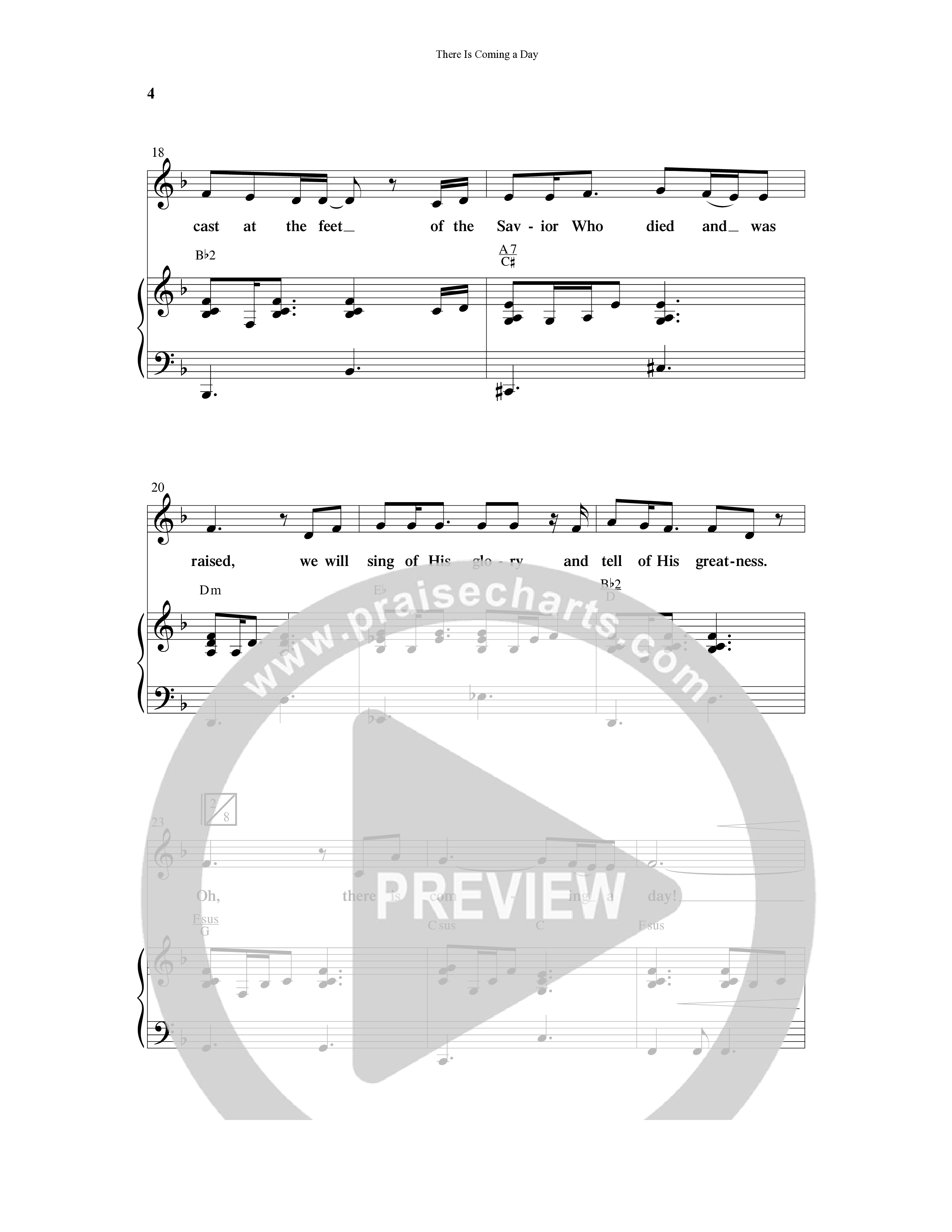 There Is Coming A Day (with What A Day That Shall Be) (Choral Anthem SATB) Anthem (SATB/Piano) (Word Music Choral / Arr. Cliff Duren)