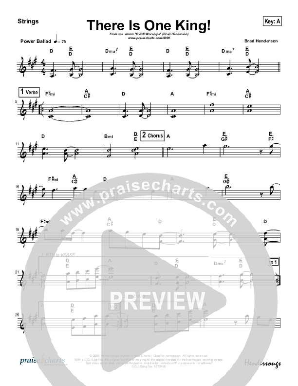 There Is One King Strings (Brad Henderson)