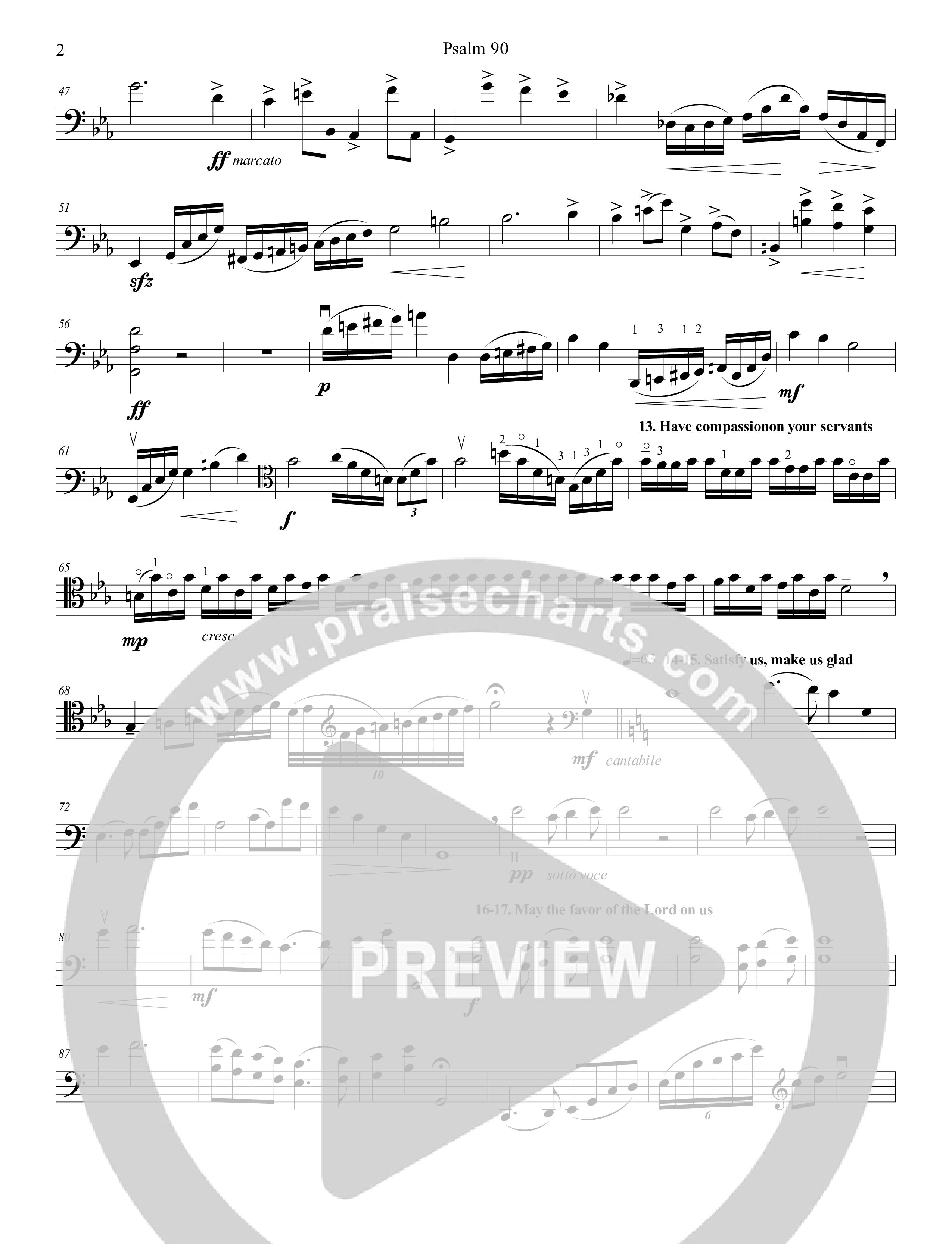 Psalm 90 (A Prayer Of Moses) (Instrumental) Cello (Ezria)