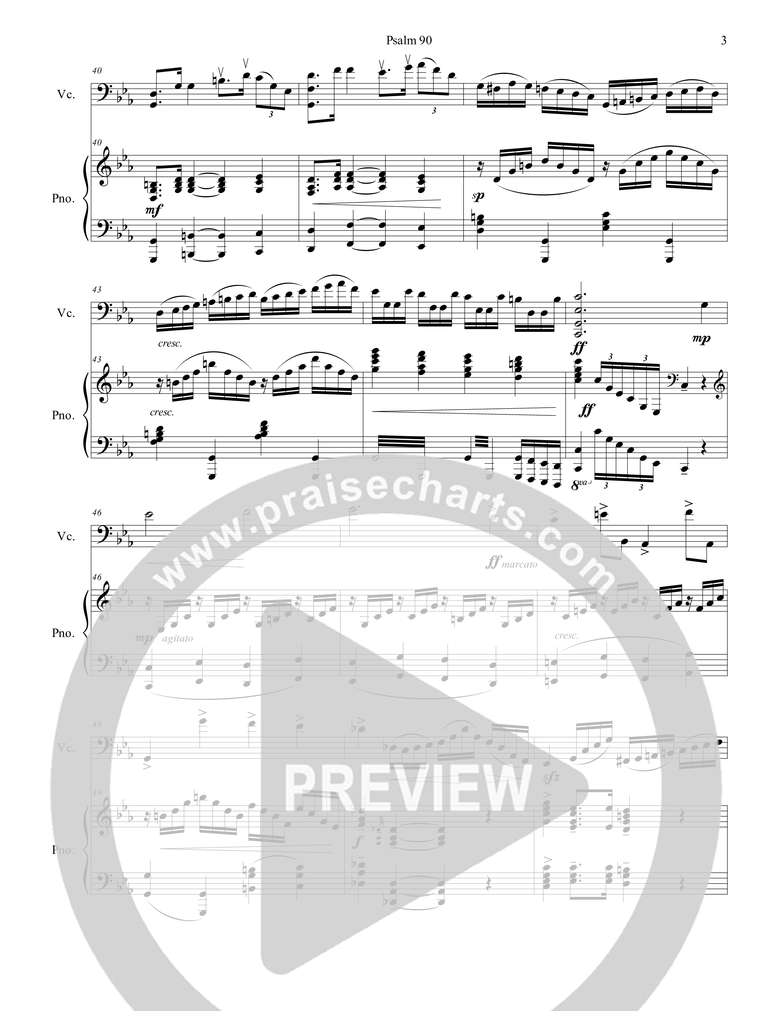 Psalm 90 (A Prayer Of Moses) (Instrumental) Cello/Piano (Ezria)