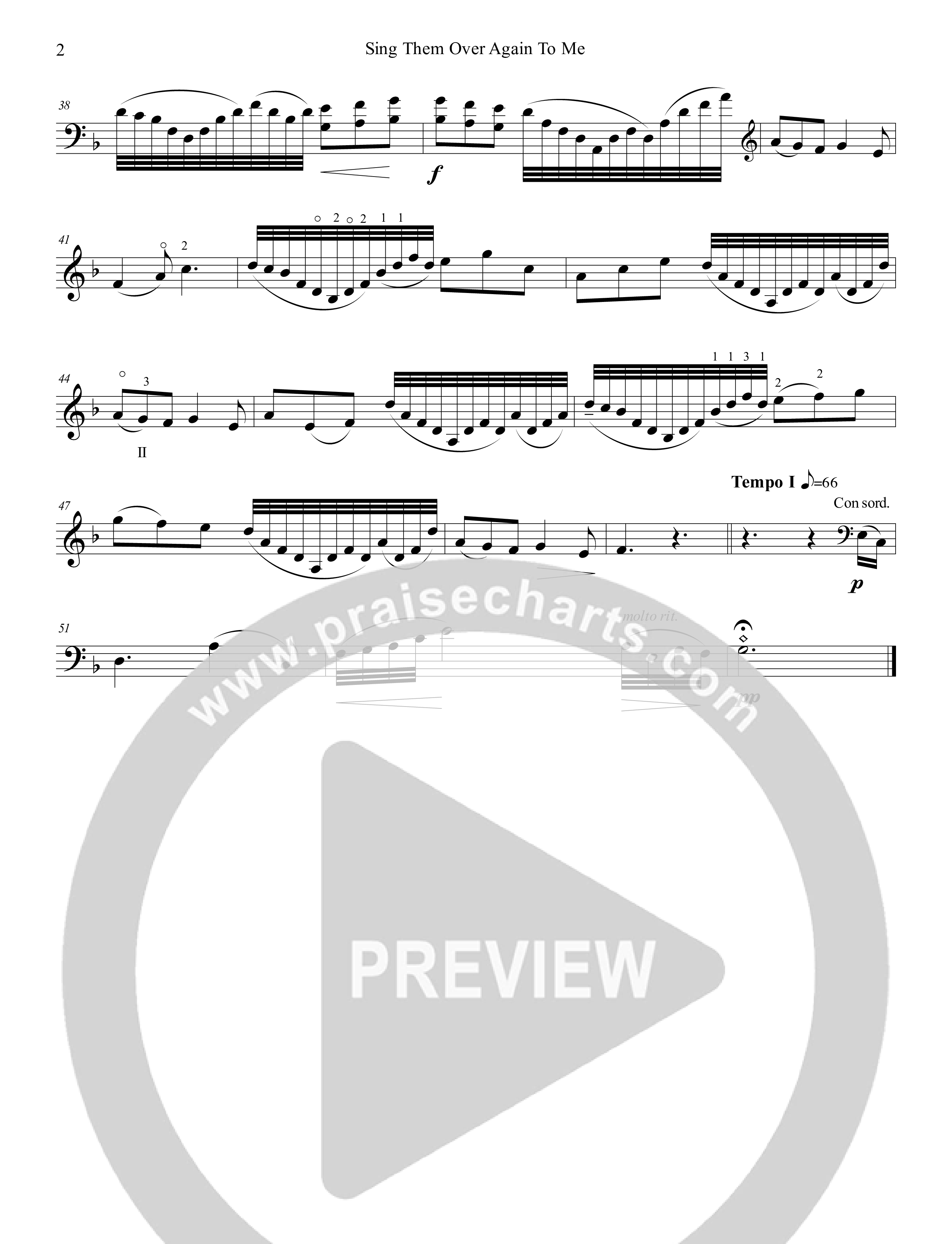 Sing Them Over Again To Me (Instrumental) Cello (Ezria)