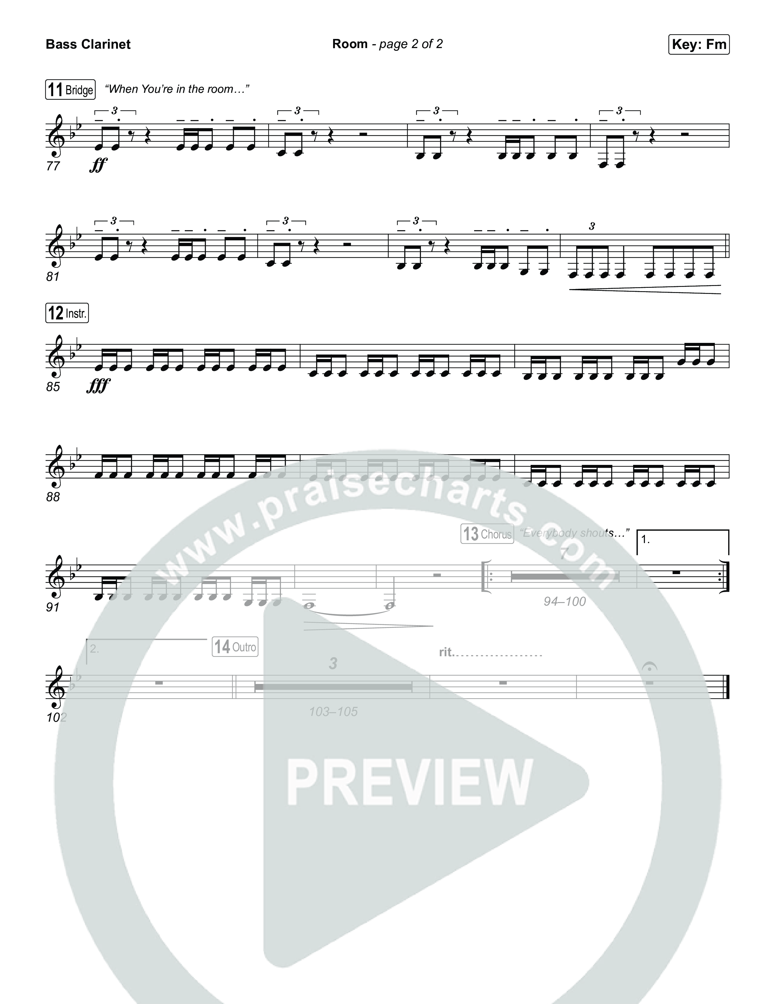 Room Bass Clarinet (Tiffany Hudson / John Wilds)