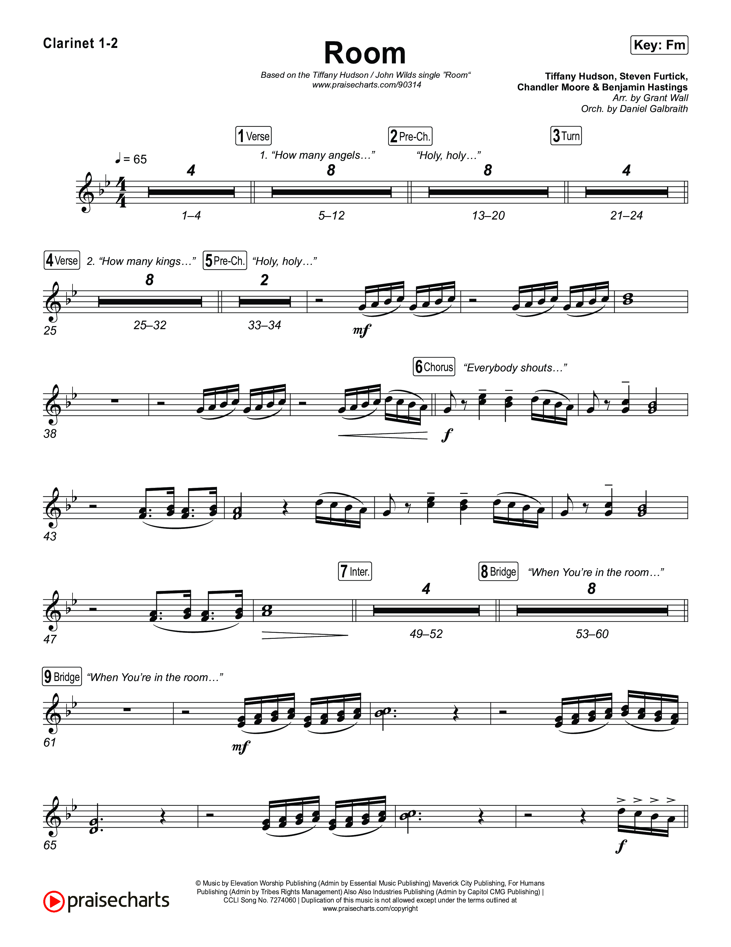 Room Clarinet 1,2 (Tiffany Hudson / John Wilds)
