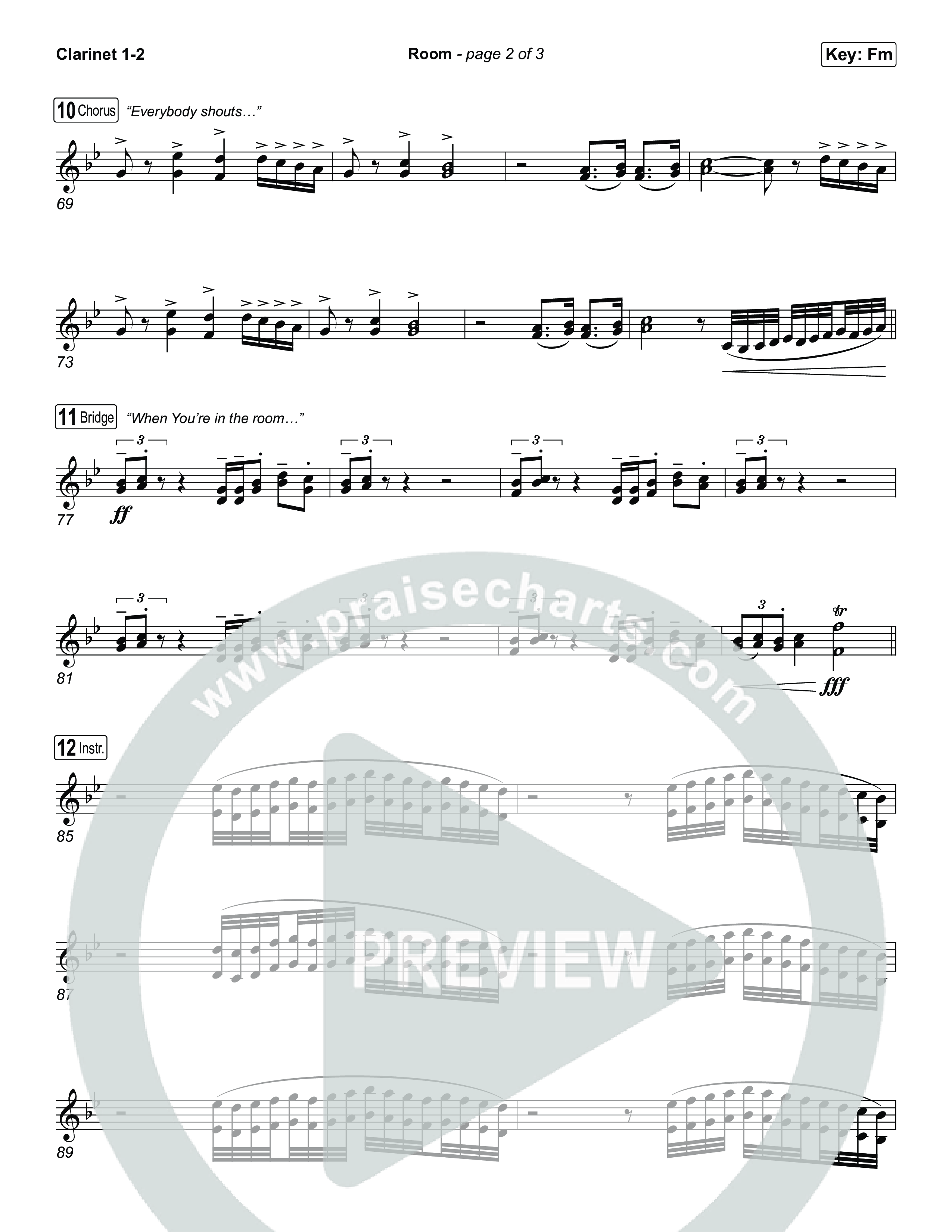 Room Clarinet 1,2 (Tiffany Hudson / John Wilds)