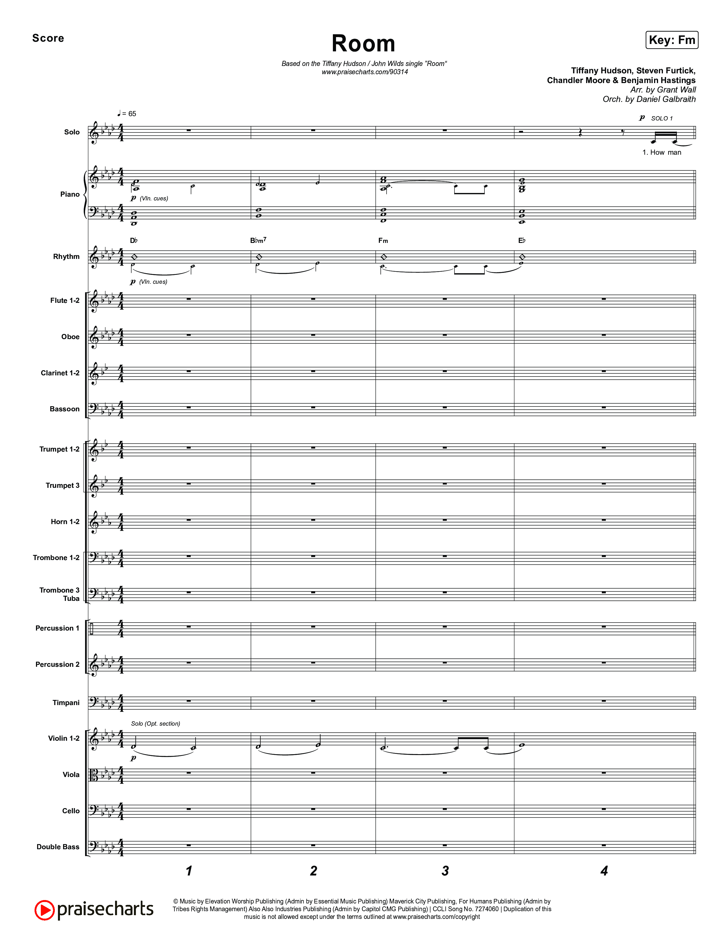 Room Orchestration (Tiffany Hudson / John Wilds)