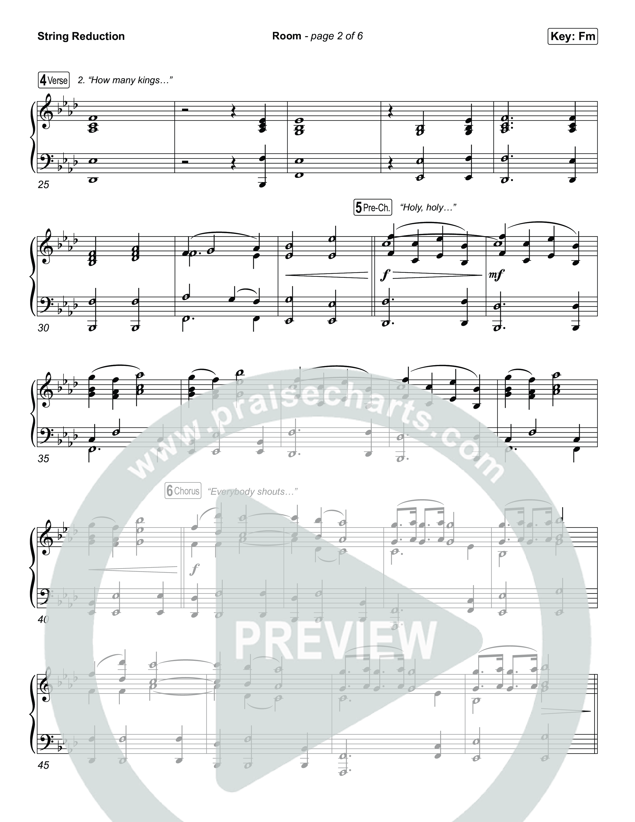 Room String Reduction (Tiffany Hudson / John Wilds)