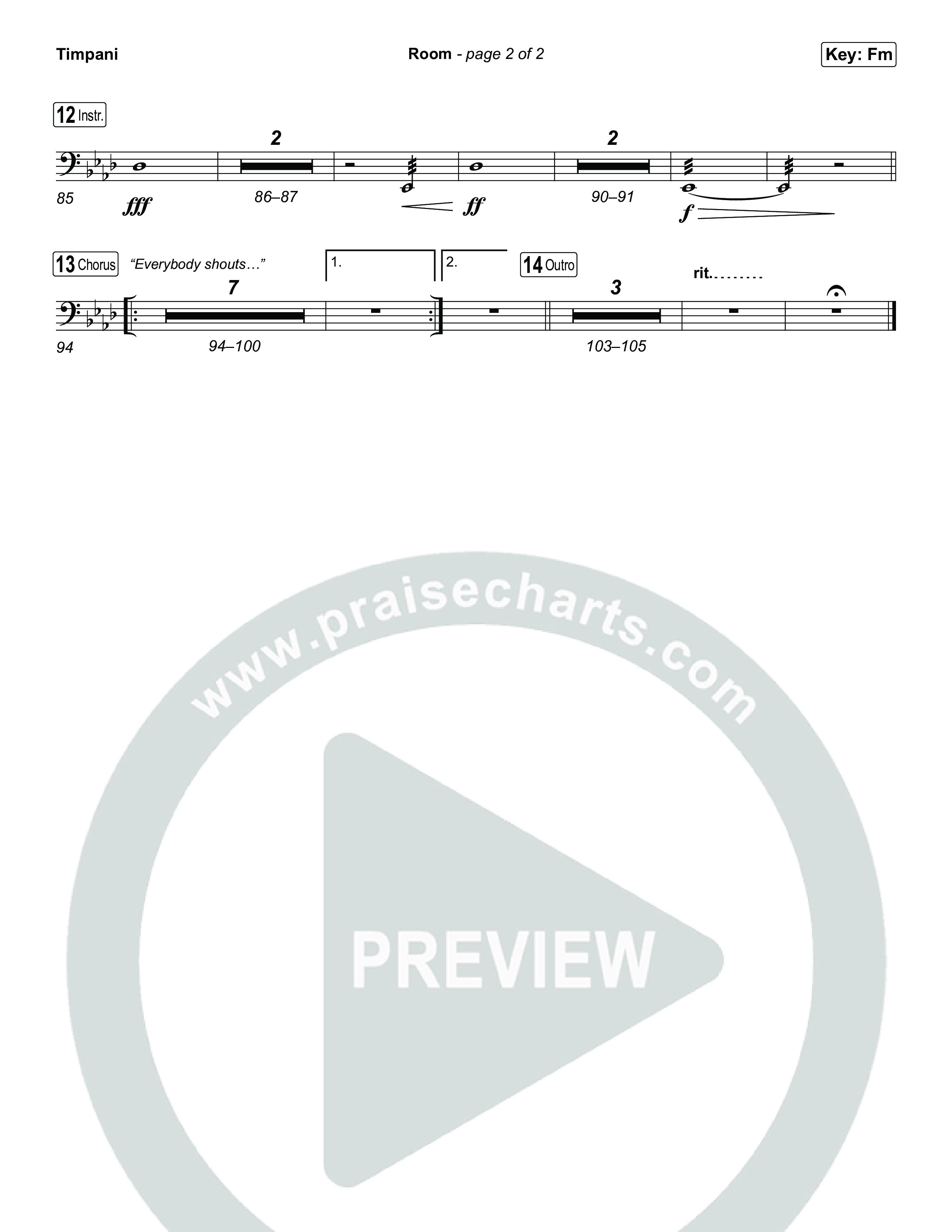 Room Timpani (Tiffany Hudson / John Wilds)