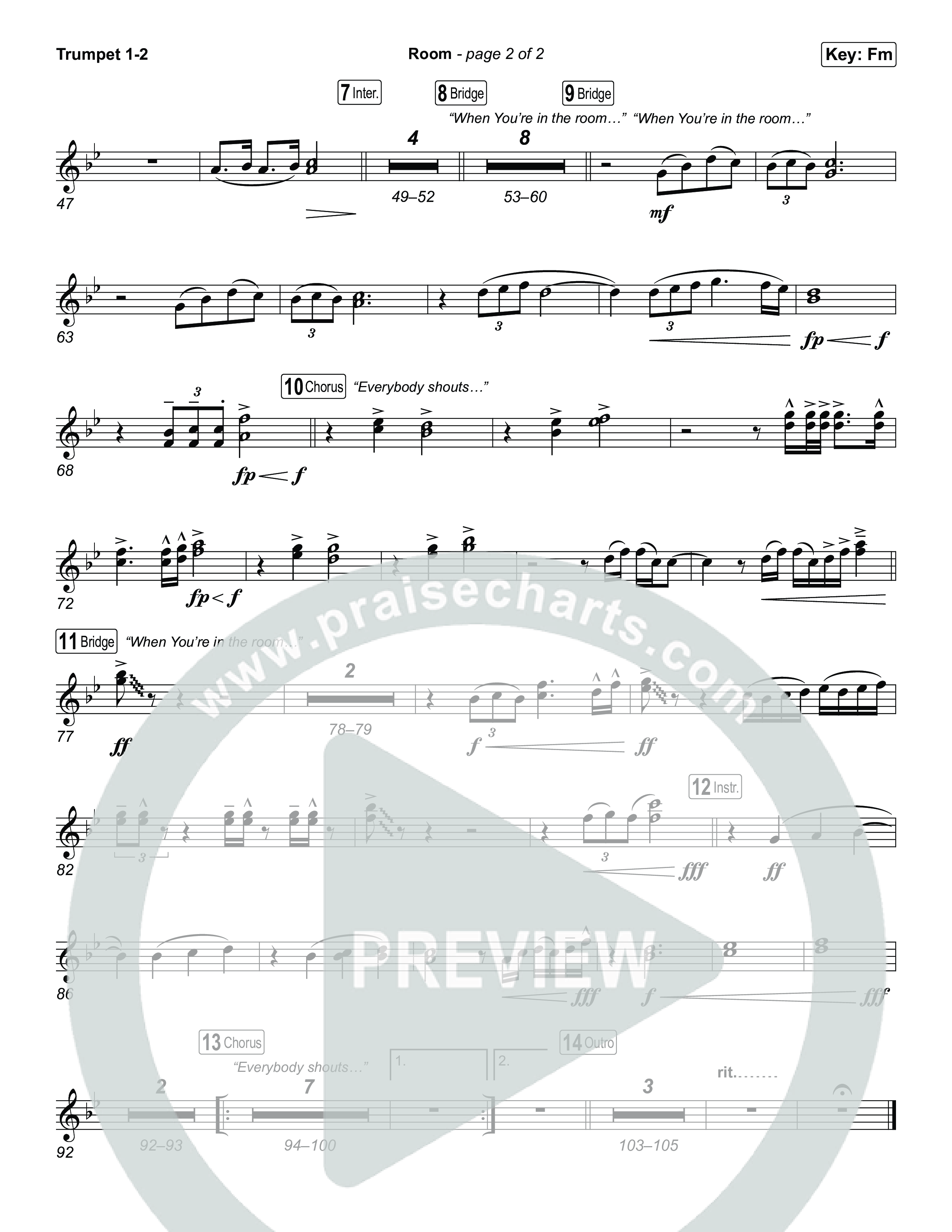 Room Trumpet 1,2 (Tiffany Hudson / John Wilds)