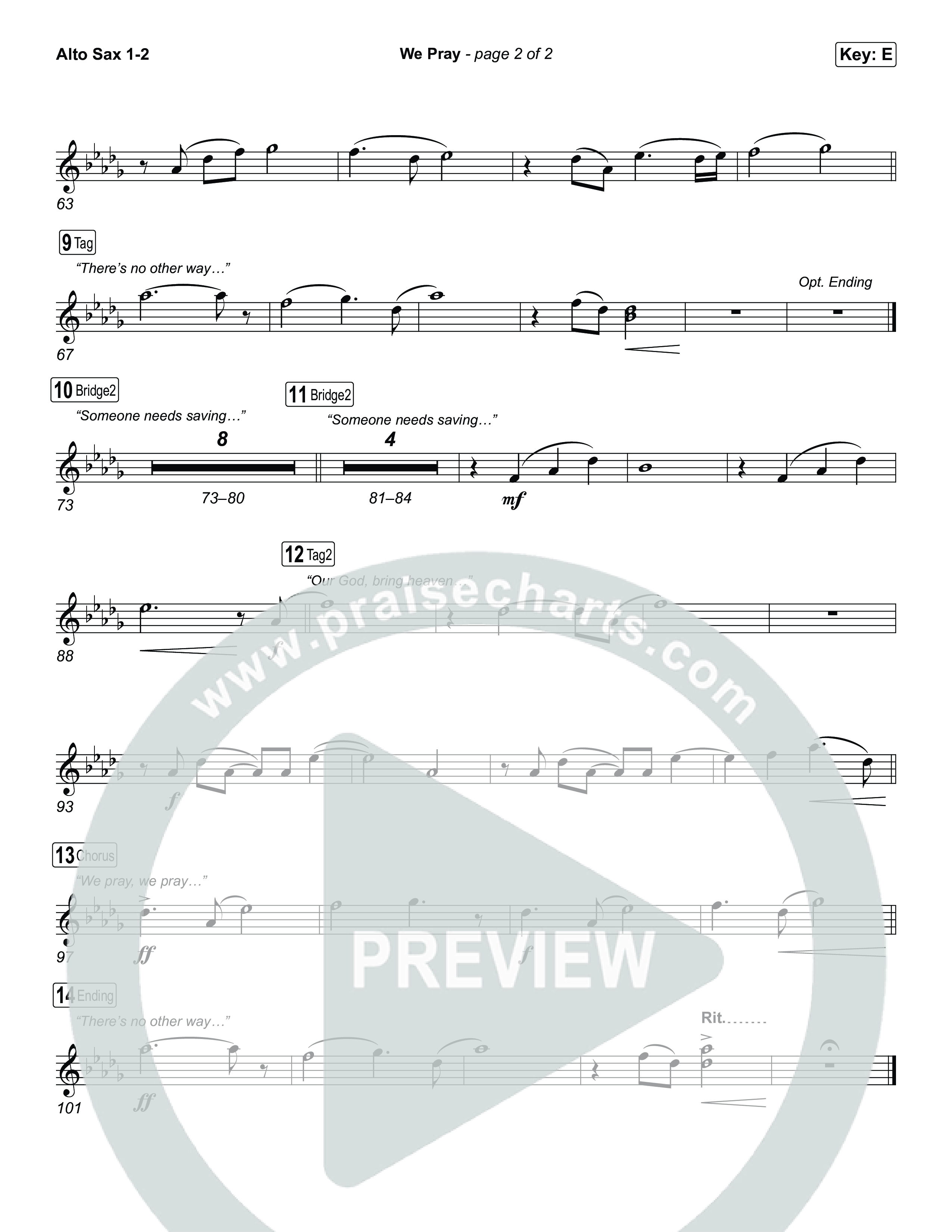 We Pray Sax Pack (CeCe Winans)
