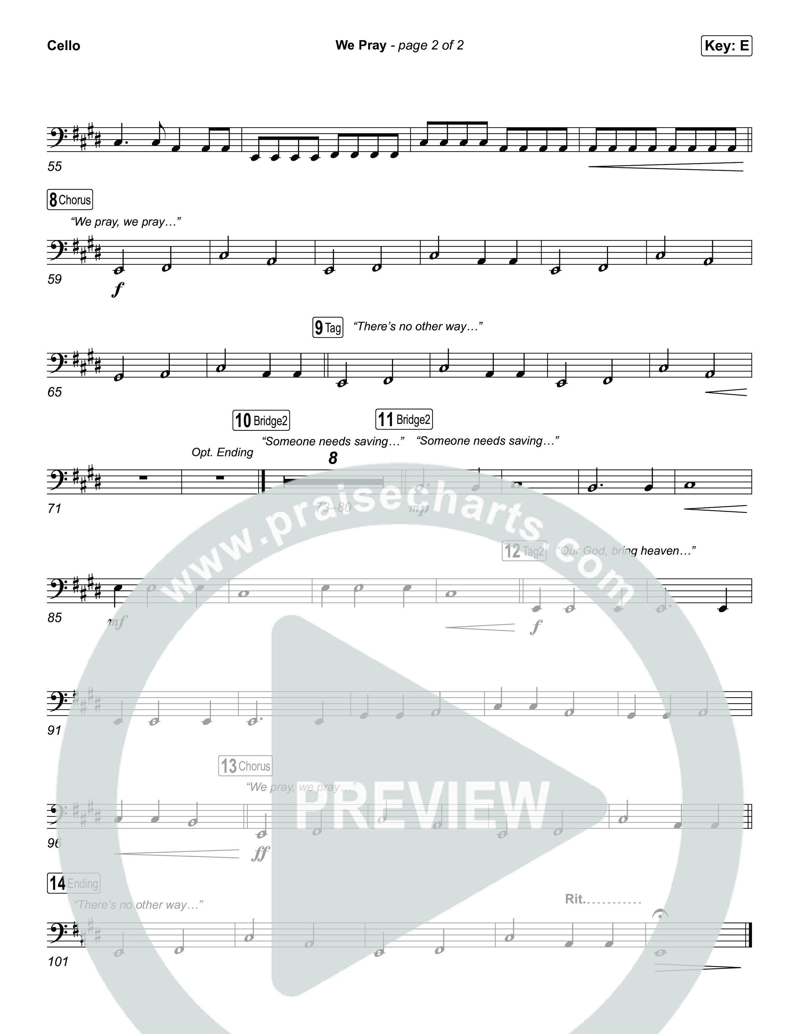 We Pray Cello (CeCe Winans)