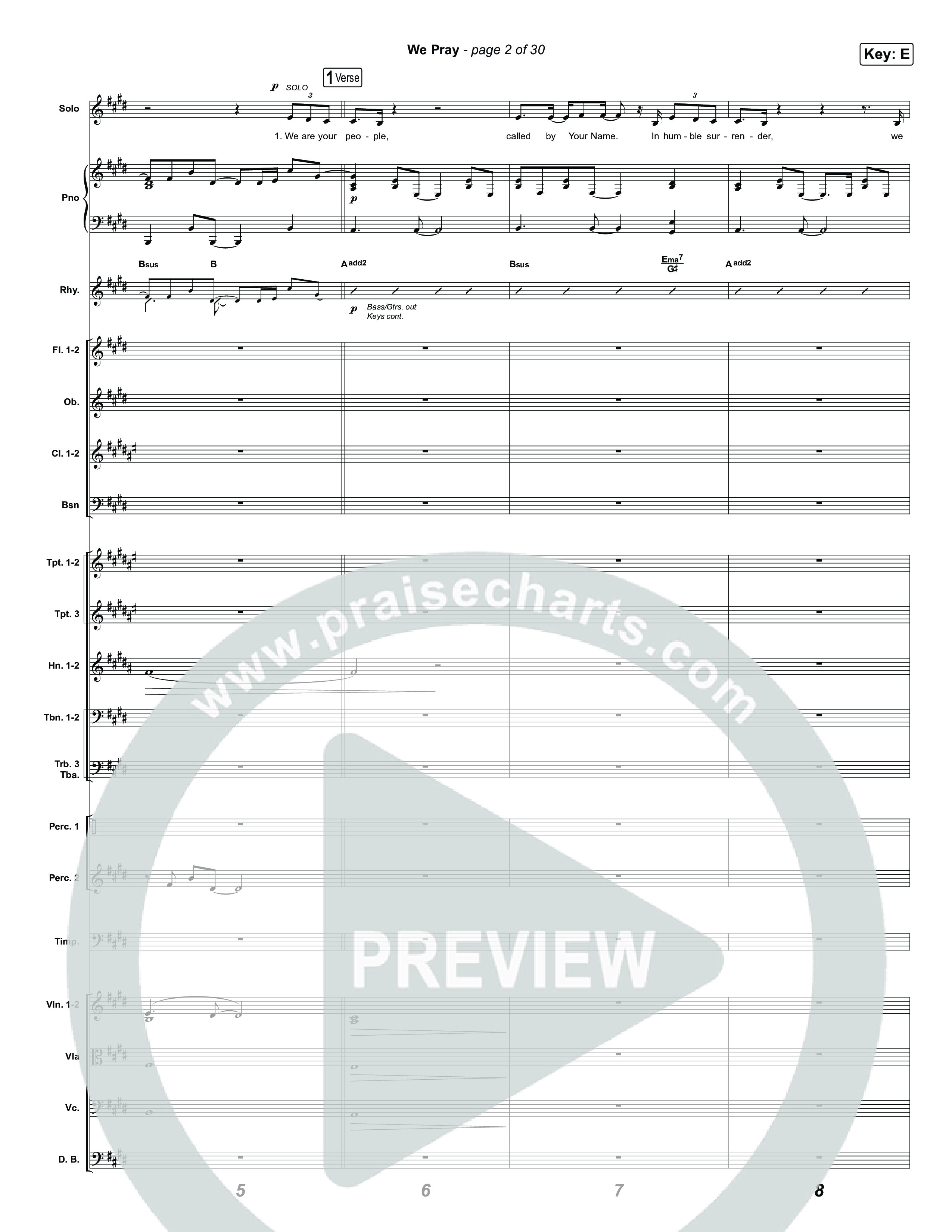 We Pray Orchestration (CeCe Winans)