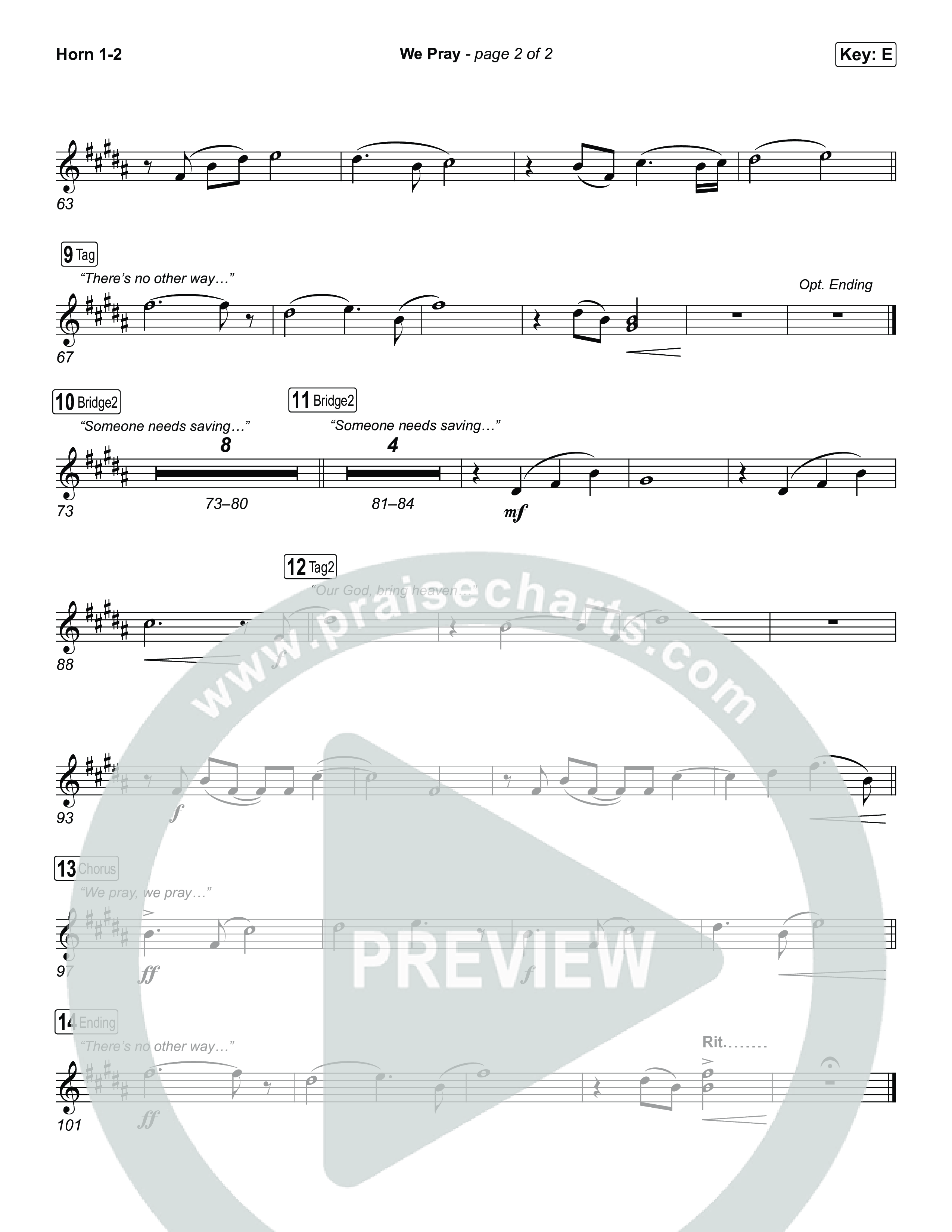We Pray Brass Pack (CeCe Winans)