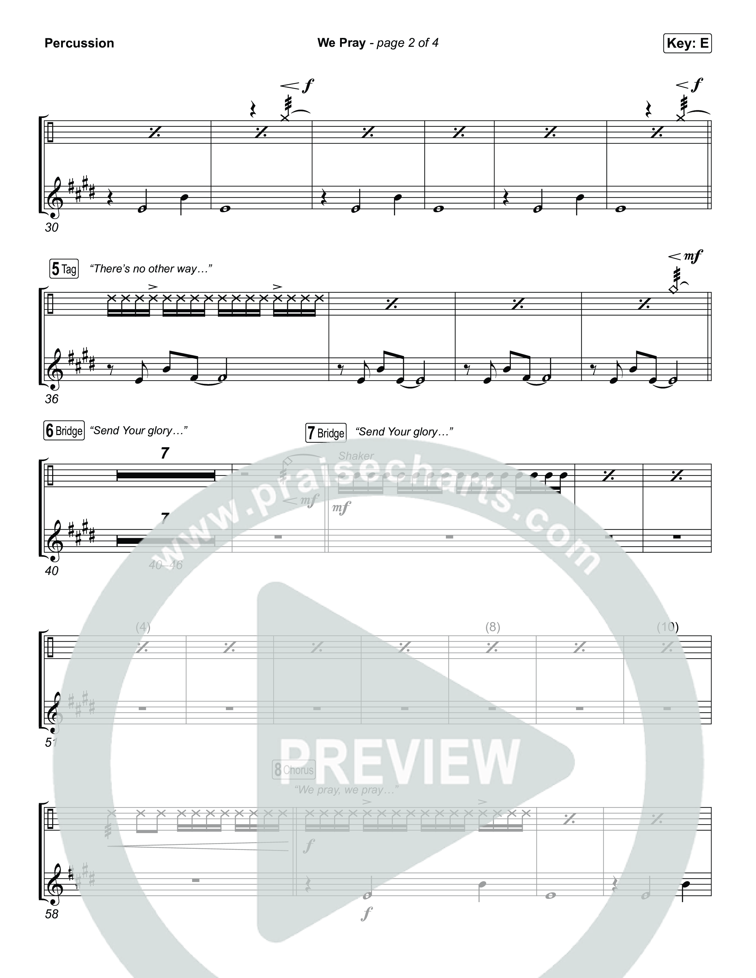 We Pray Percussion (CeCe Winans)
