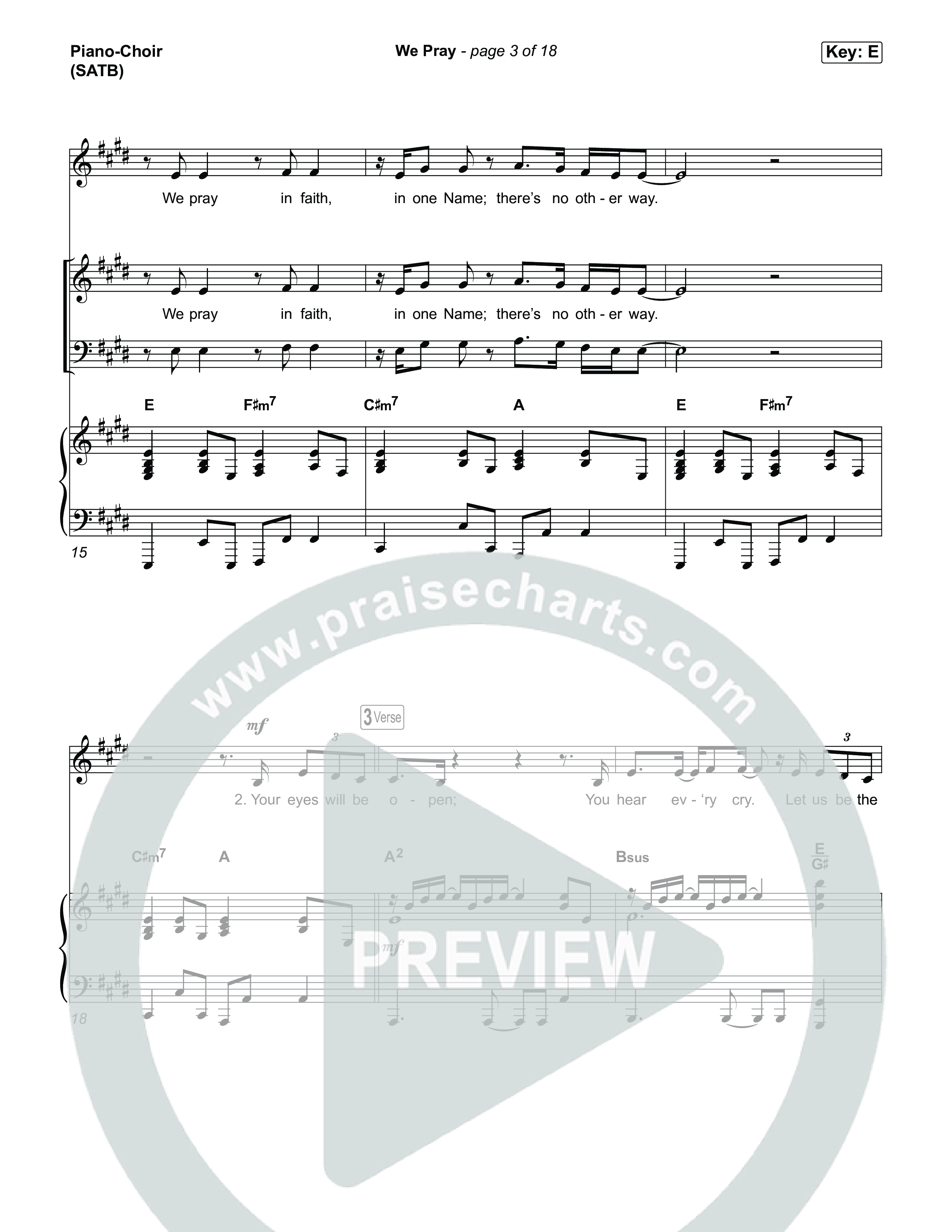 We Pray Piano/Vocal Pack (CeCe Winans)
