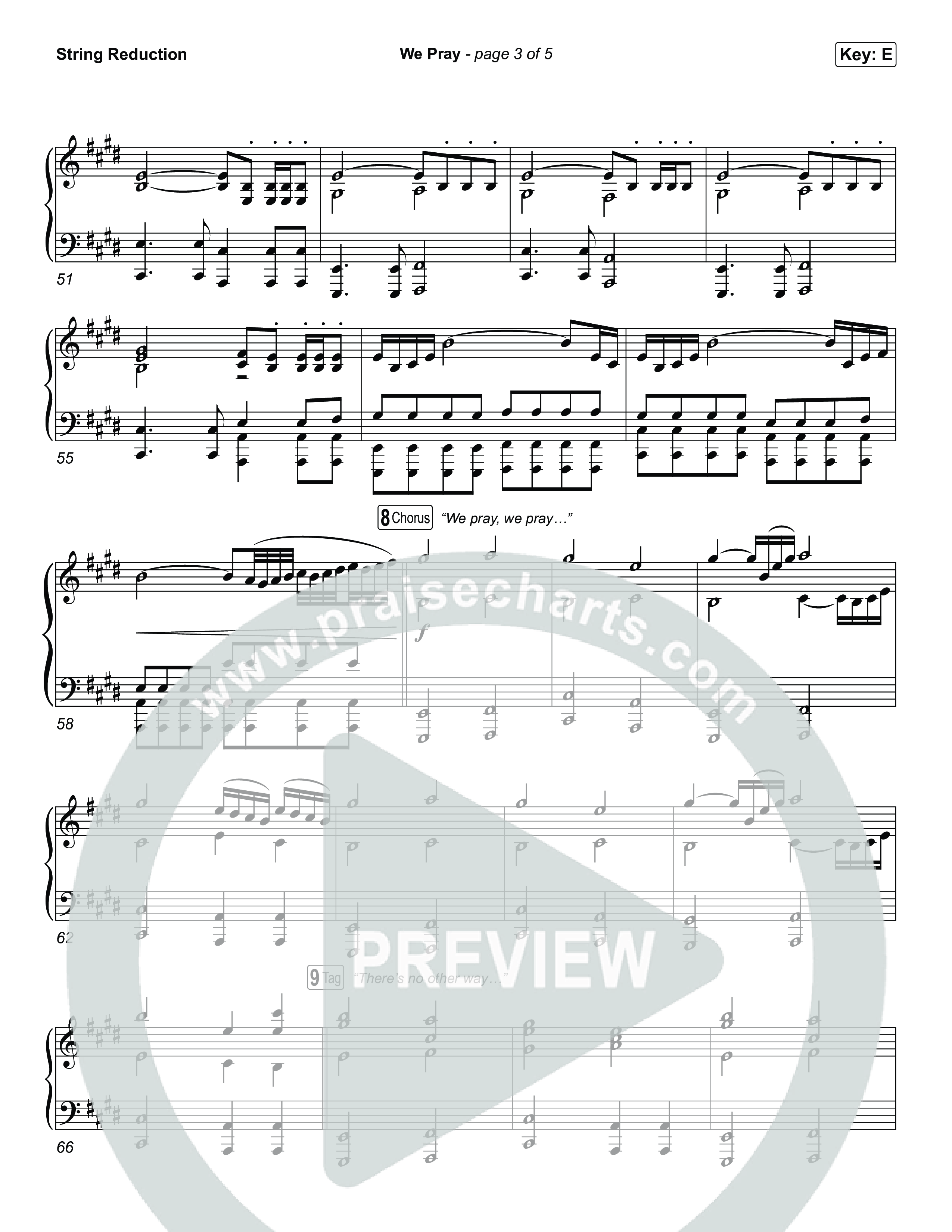 We Pray String Reduction (CeCe Winans)