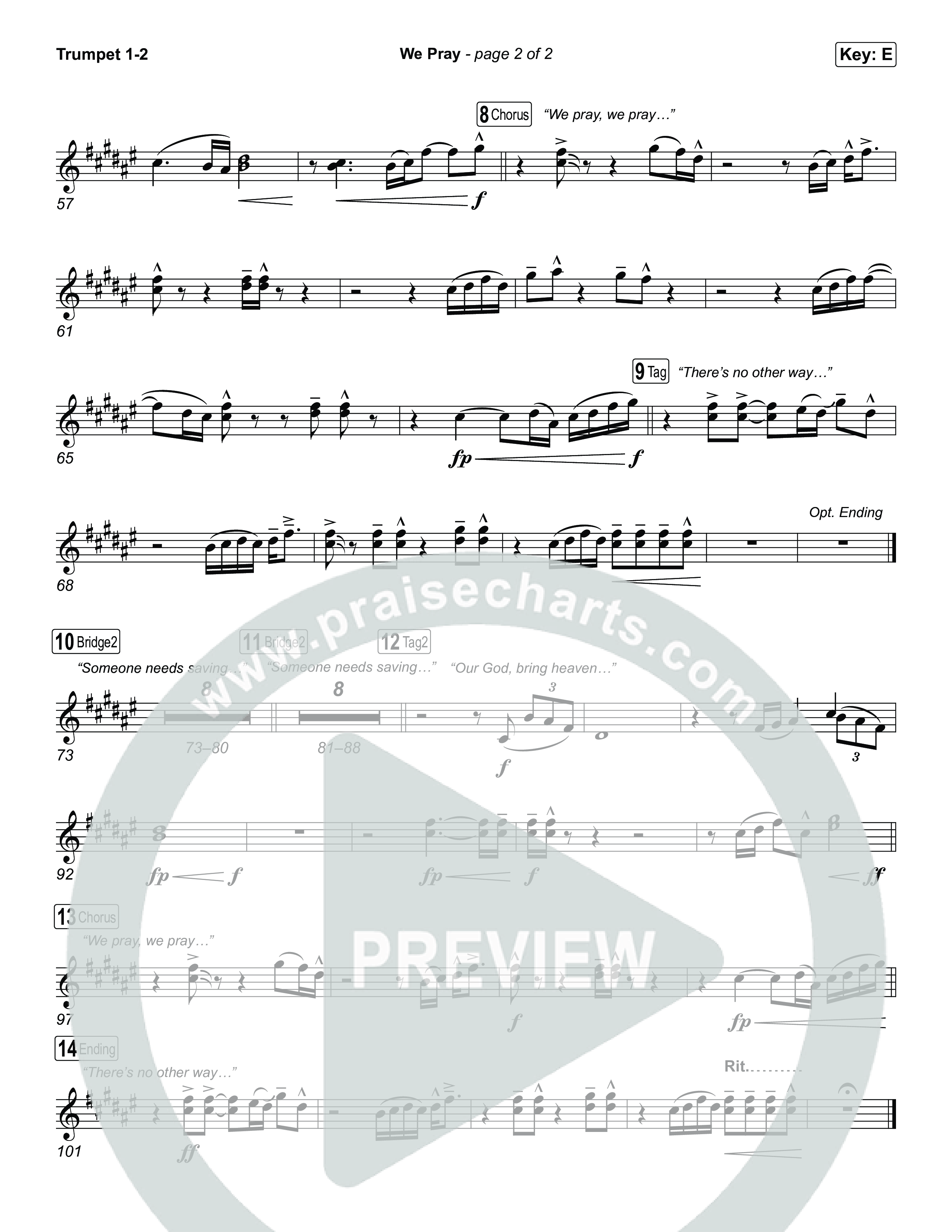 We Pray Trumpet 1,2 (CeCe Winans)