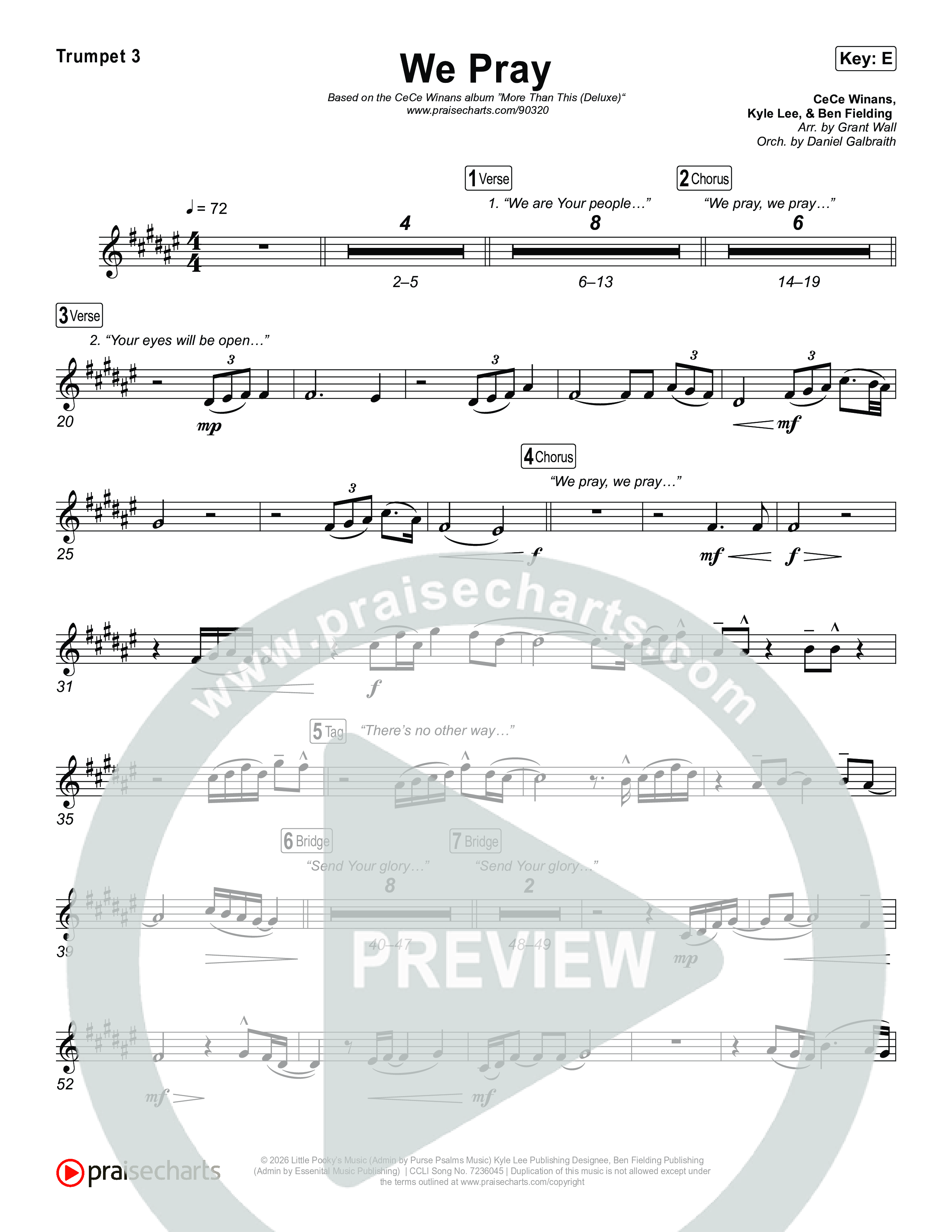 We Pray Trumpet 1,2 (CeCe Winans)