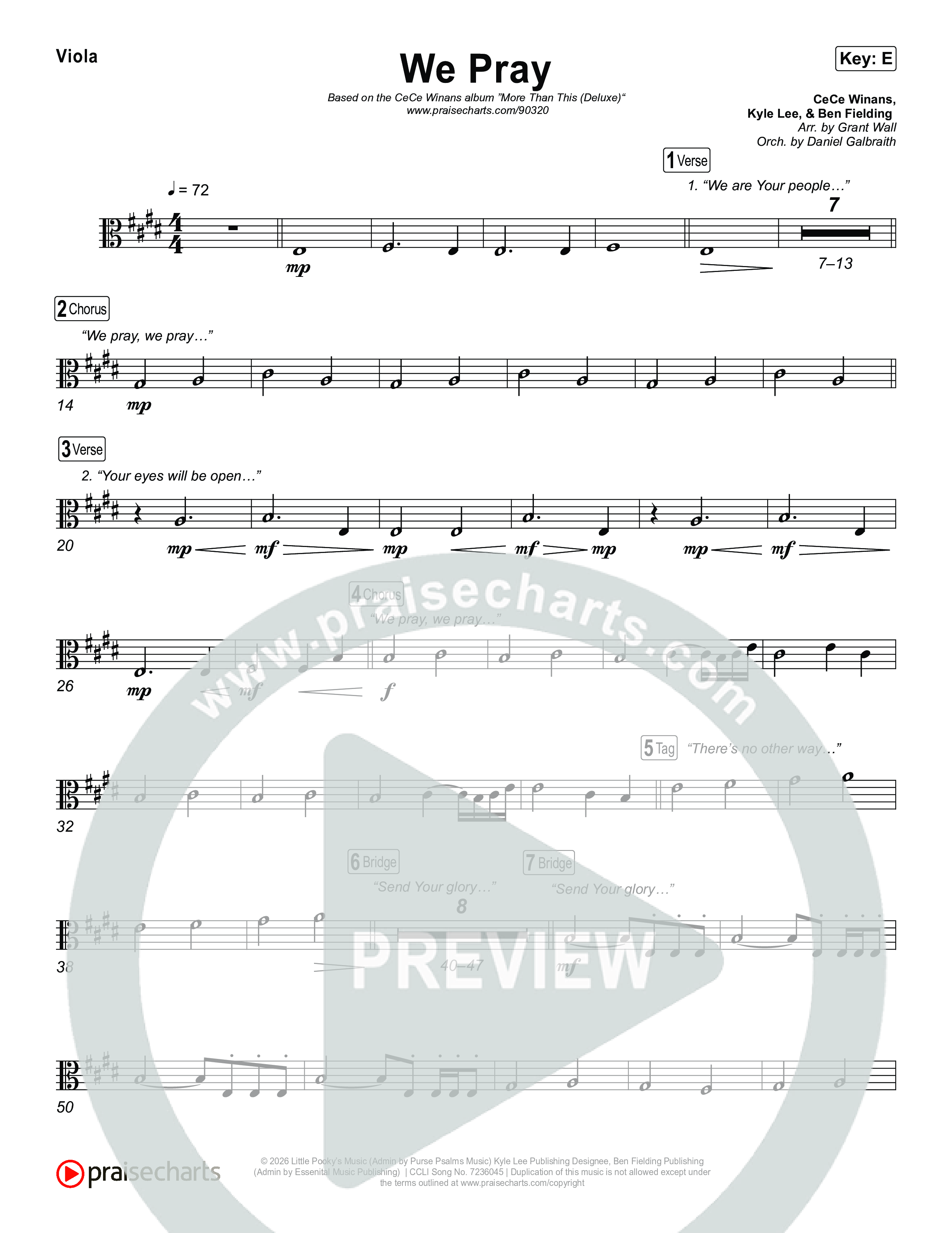 We Pray Viola (CeCe Winans)
